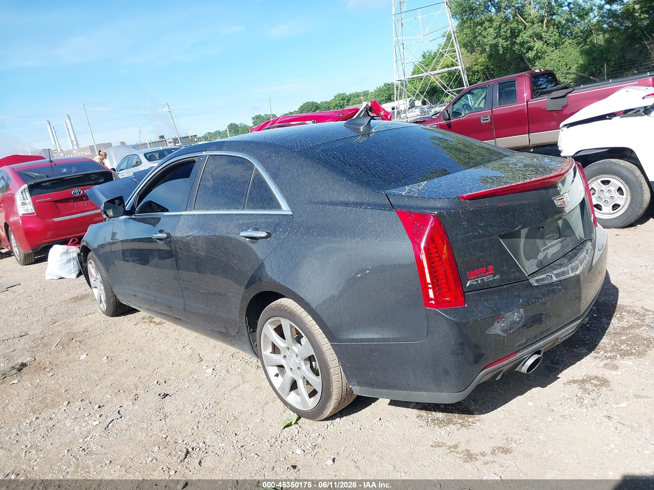 2015 Cadillac Ats Luxury Red vin: 1G6AH5RX5F0101539