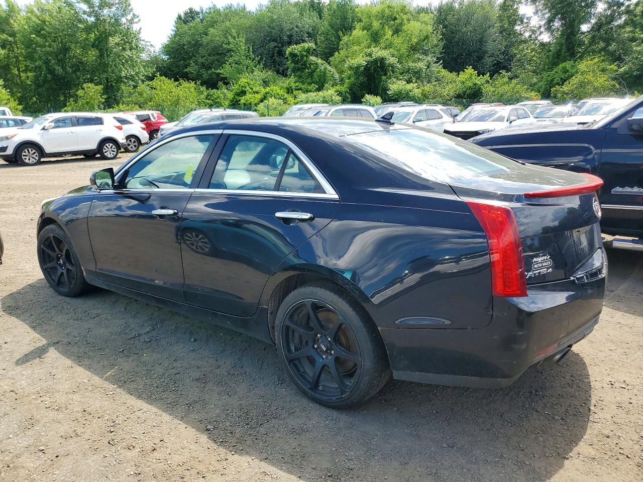 2014 Cadillac Ats Luxury Black vin: 1G6AH5RX6E0113438