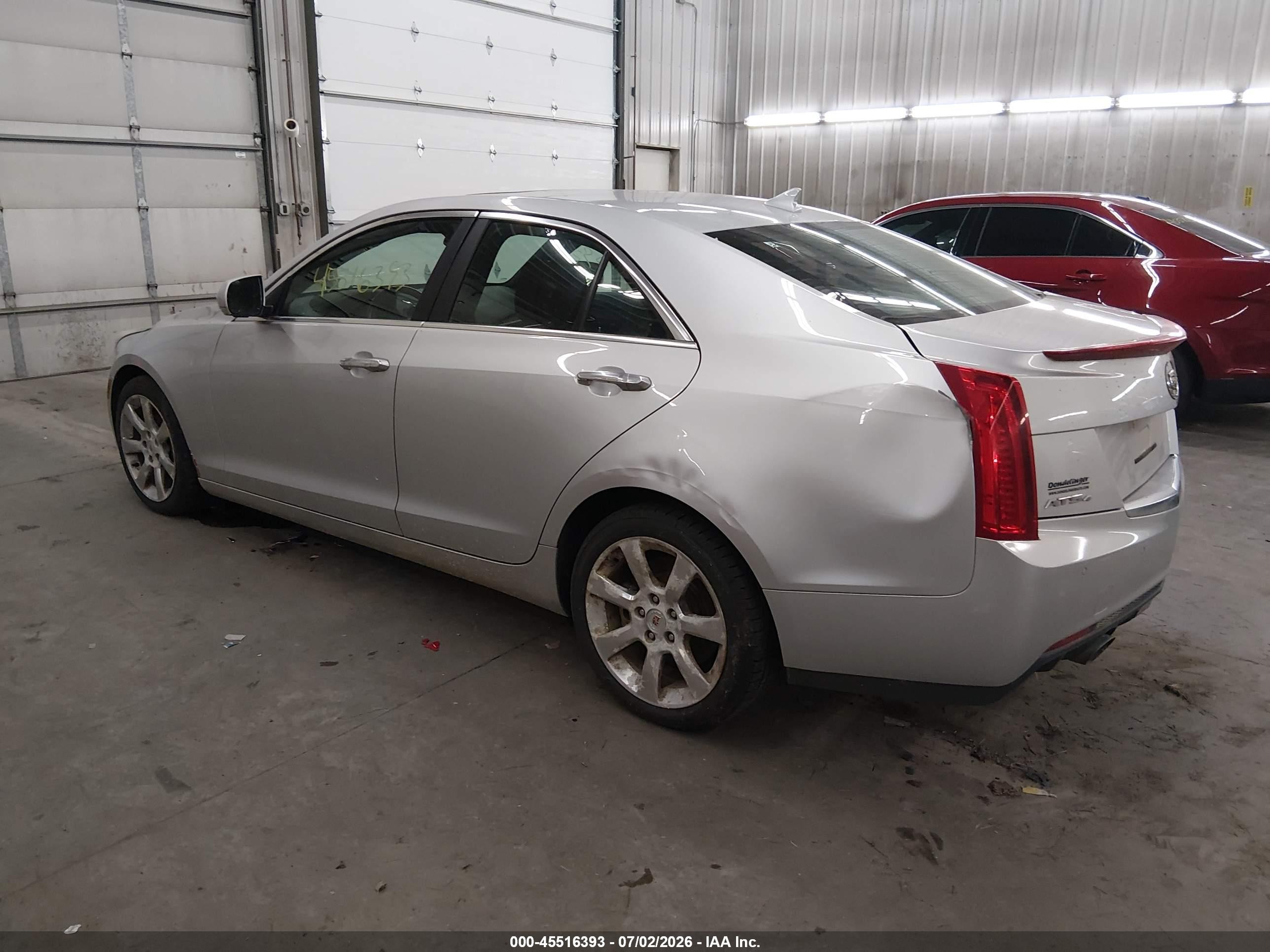 2014 Cadillac Ats Luxury Серебряный vin: 1G6AH5RX6E0146648