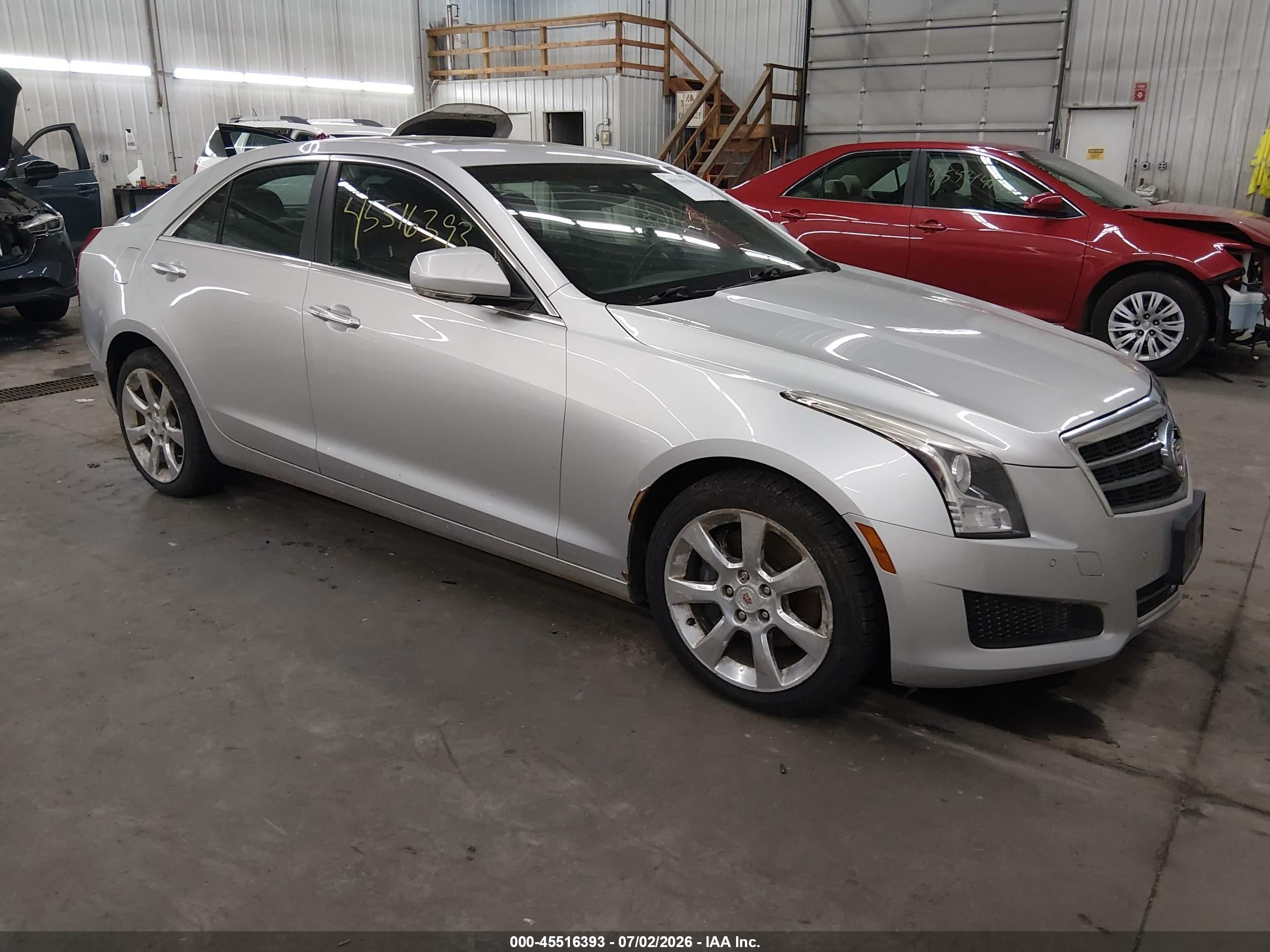 2014 Cadillac Ats Luxury Silver vin: 1G6AH5RX6E0146648