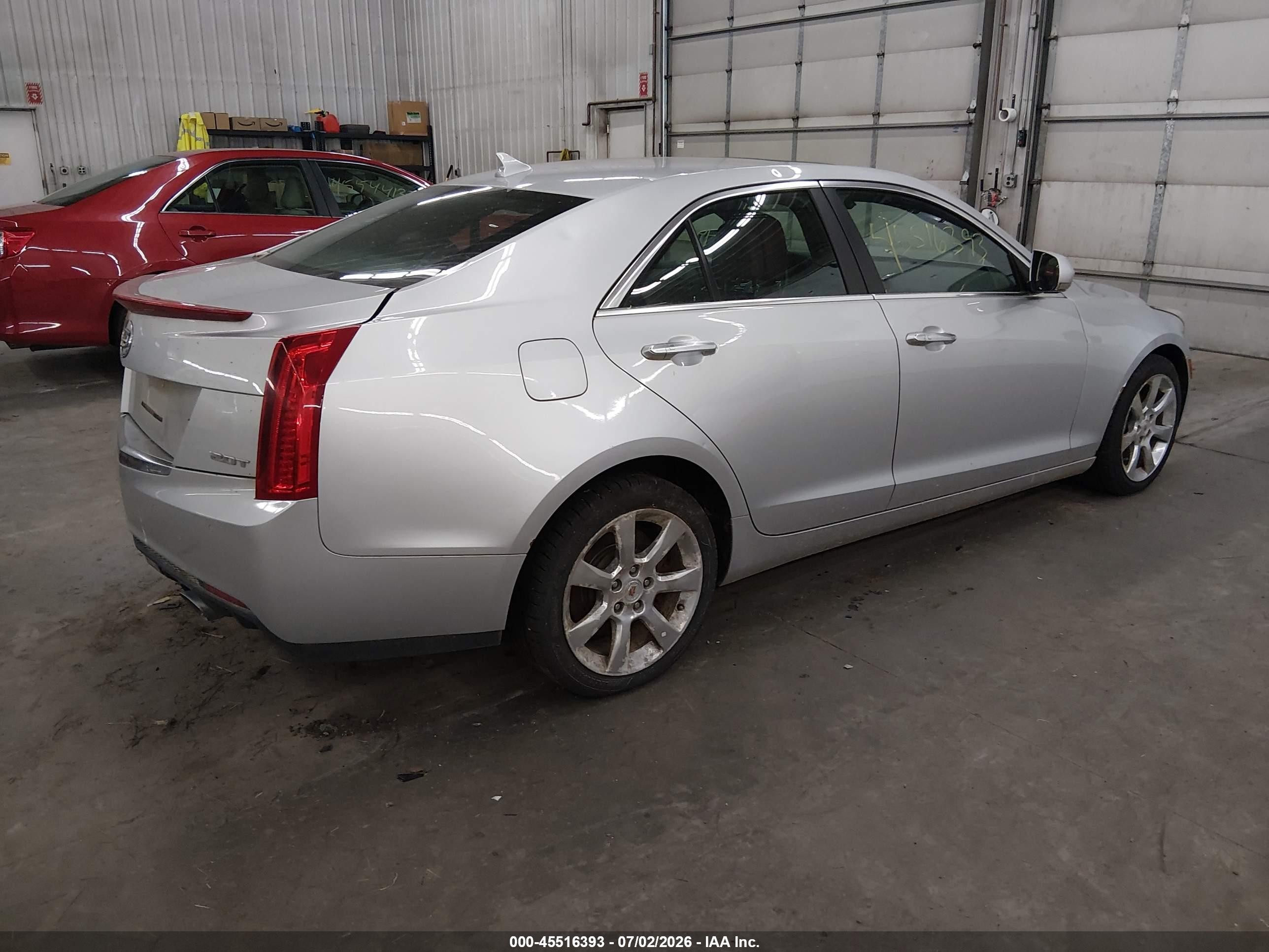 2014 Cadillac Ats Luxury Серебряный vin: 1G6AH5RX6E0146648