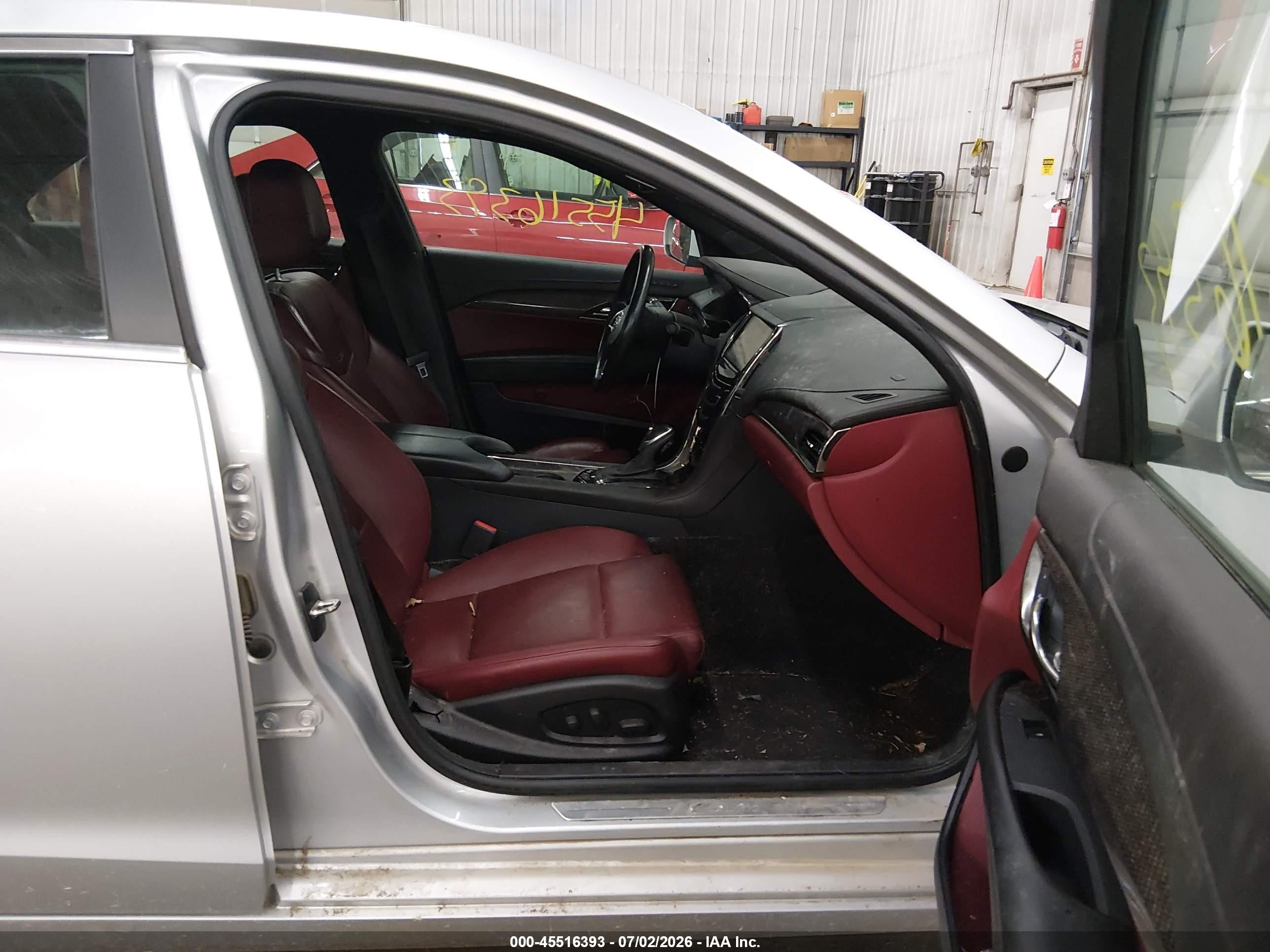 2014 Cadillac Ats Luxury Серебряный vin: 1G6AH5RX6E0146648
