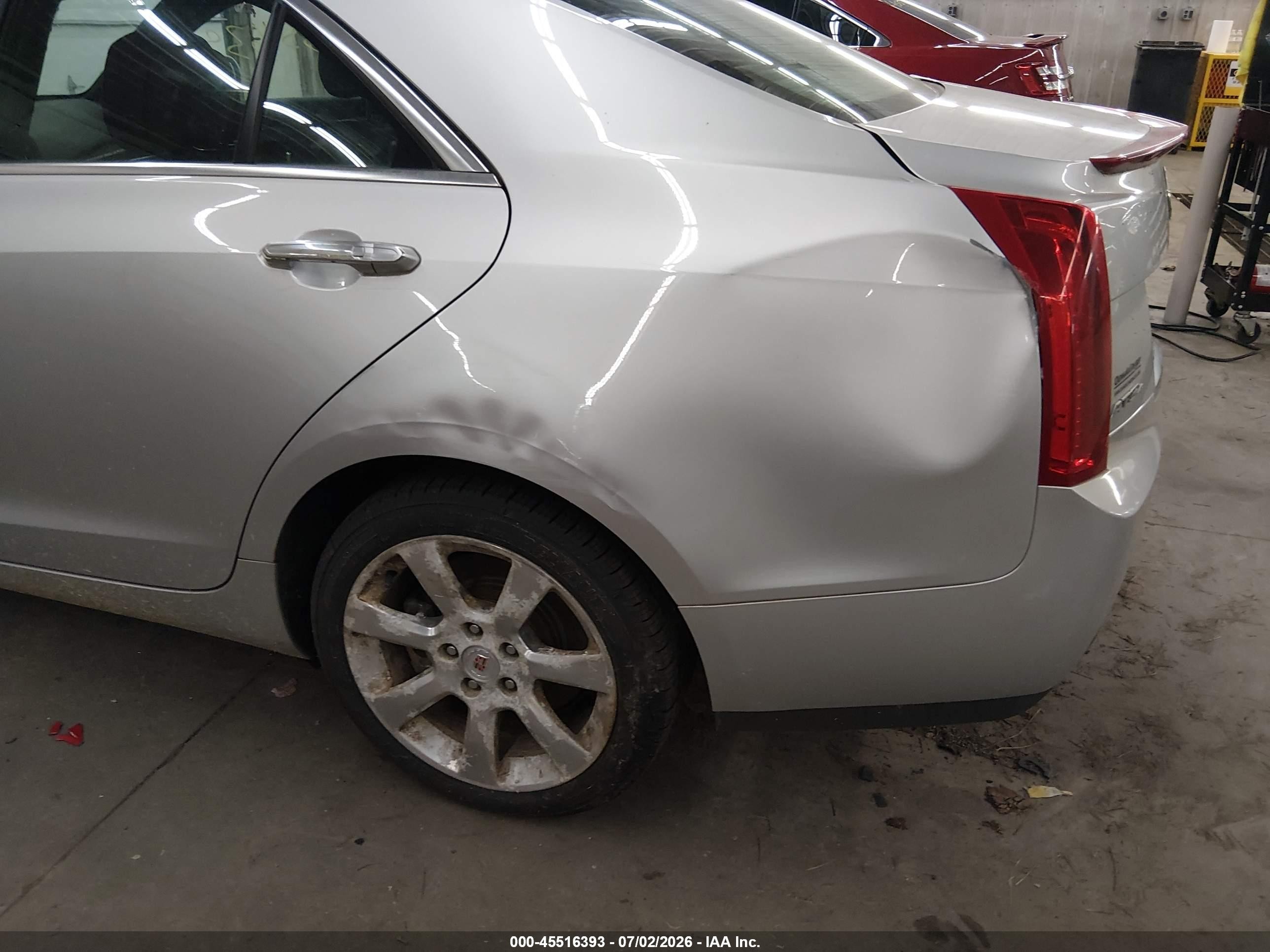 2014 Cadillac Ats Luxury Серебряный vin: 1G6AH5RX6E0146648
