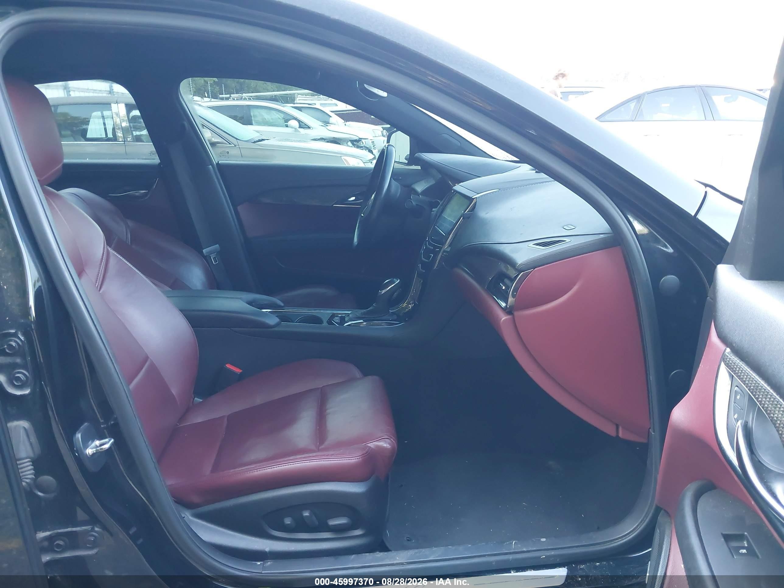 2014 Cadillac Ats Luxury Черный vin: 1G6AH5RX6E0164812
