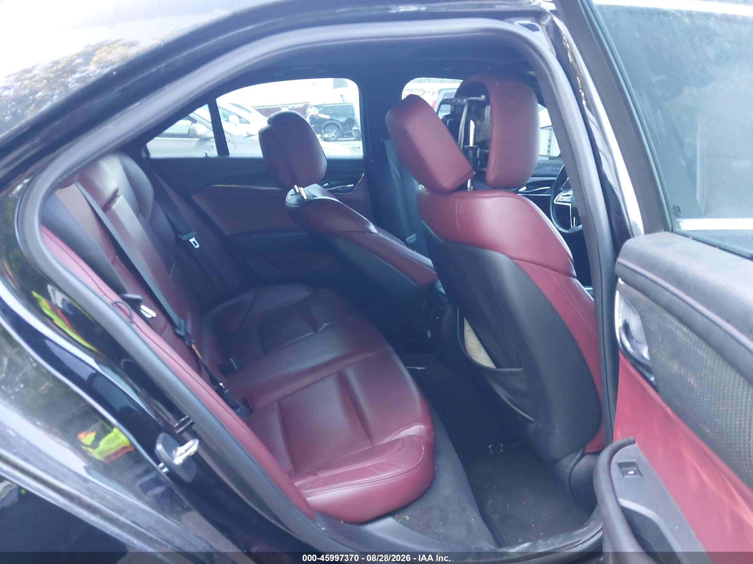 2014 Cadillac Ats Luxury Черный vin: 1G6AH5RX6E0164812