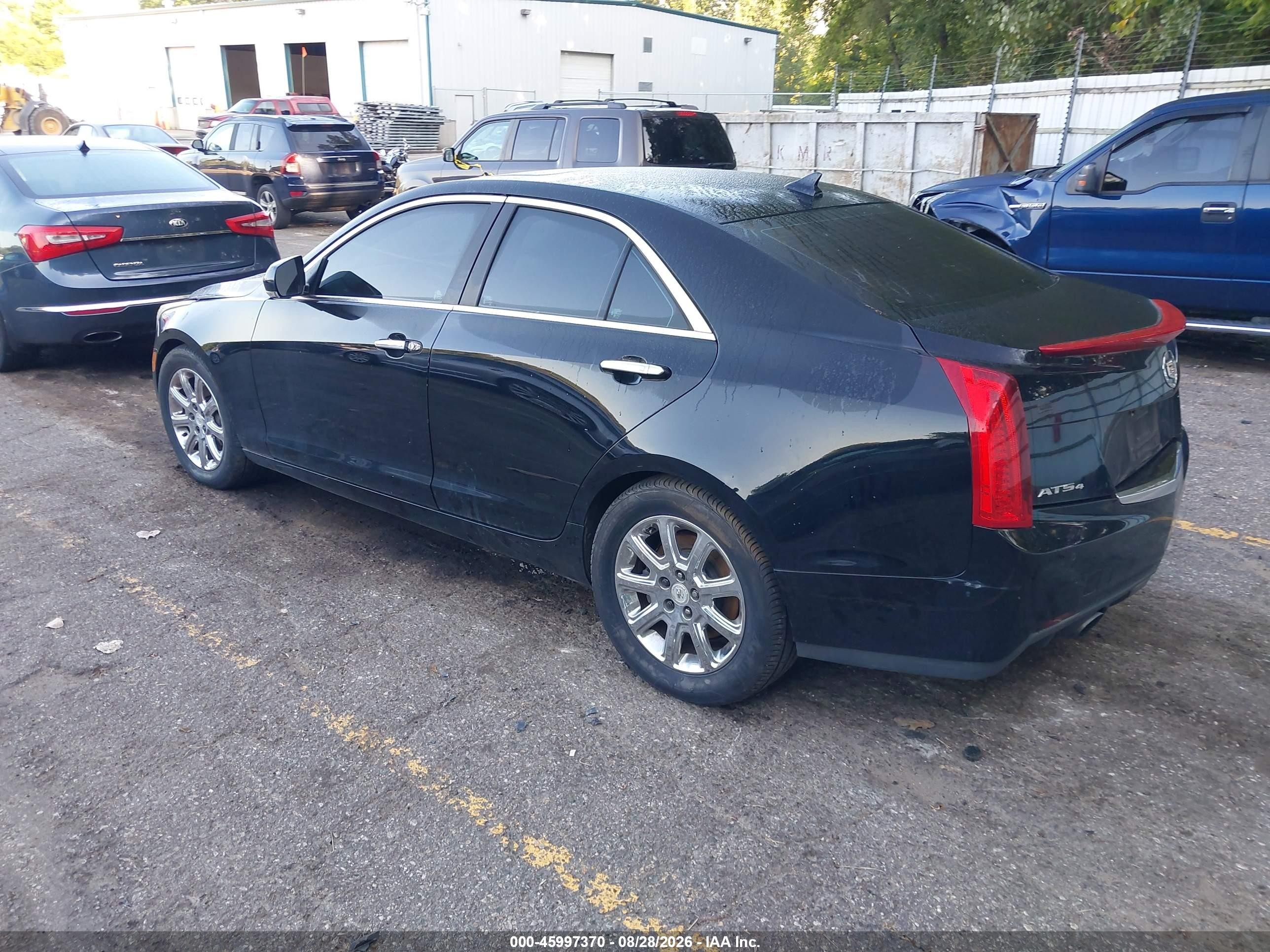 2014 Cadillac Ats Luxury Черный vin: 1G6AH5RX6E0164812