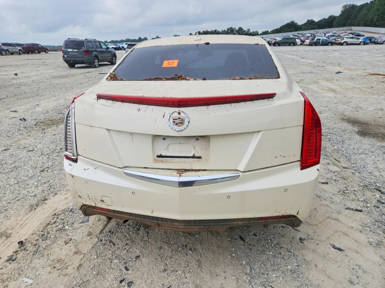 2014 Cadillac Ats Luxury White vin: 1G6AH5RX6E0176717