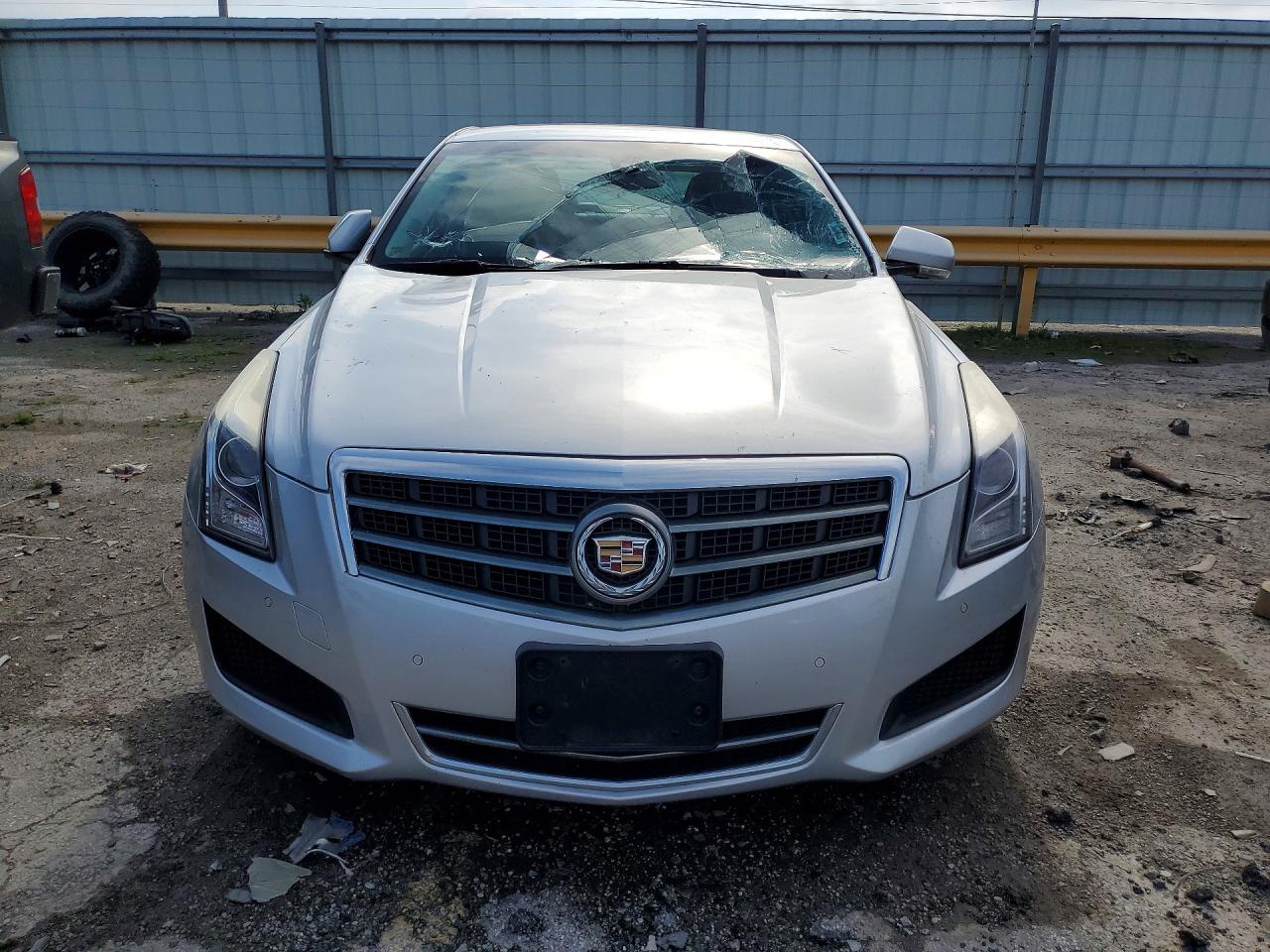 2014 Cadillac Ats Luxury Silver vin: 1G6AH5RX7E0108216