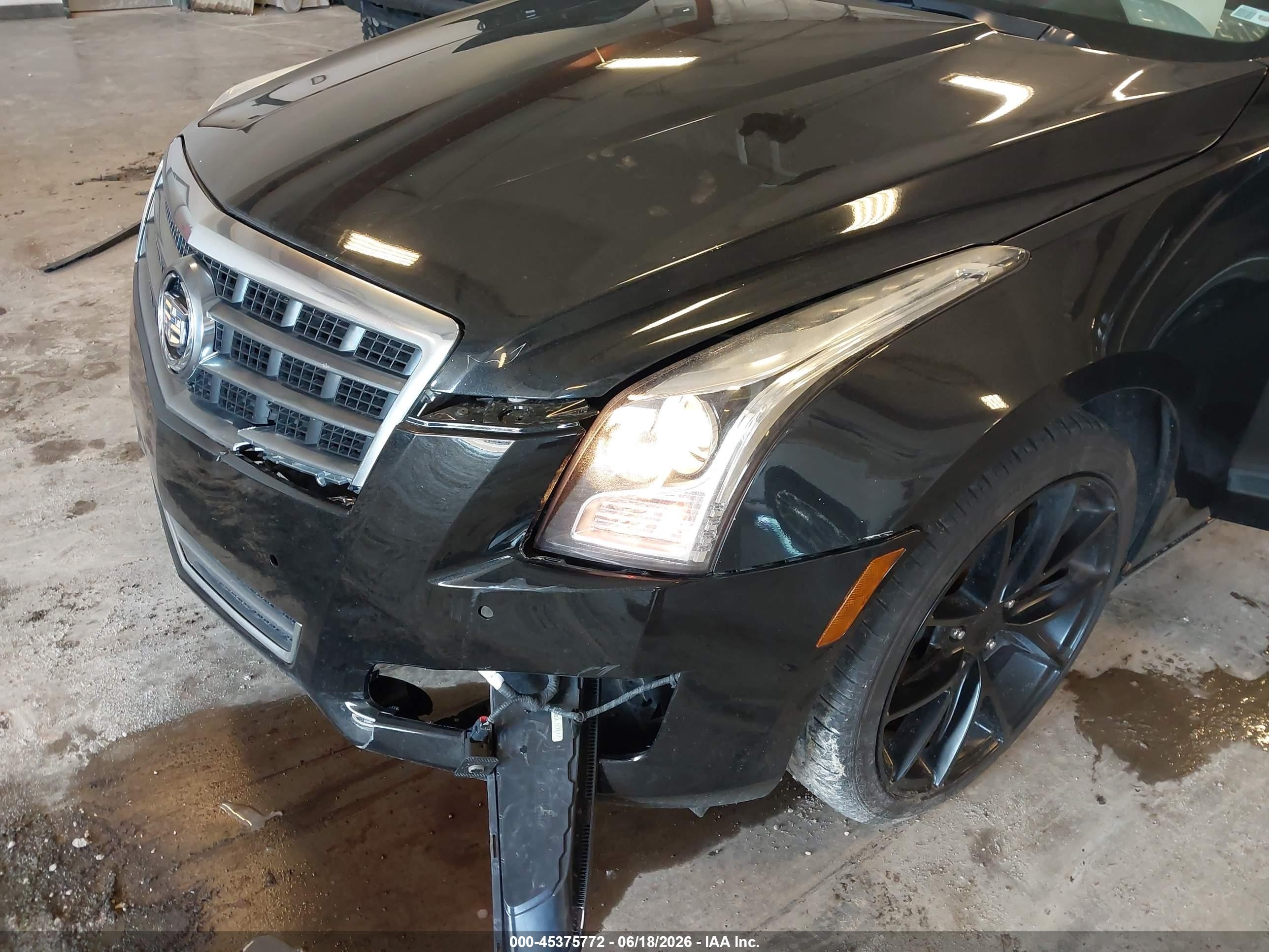 2014 Cadillac Ats Luxury Black vin: 1G6AH5RX7E0176936