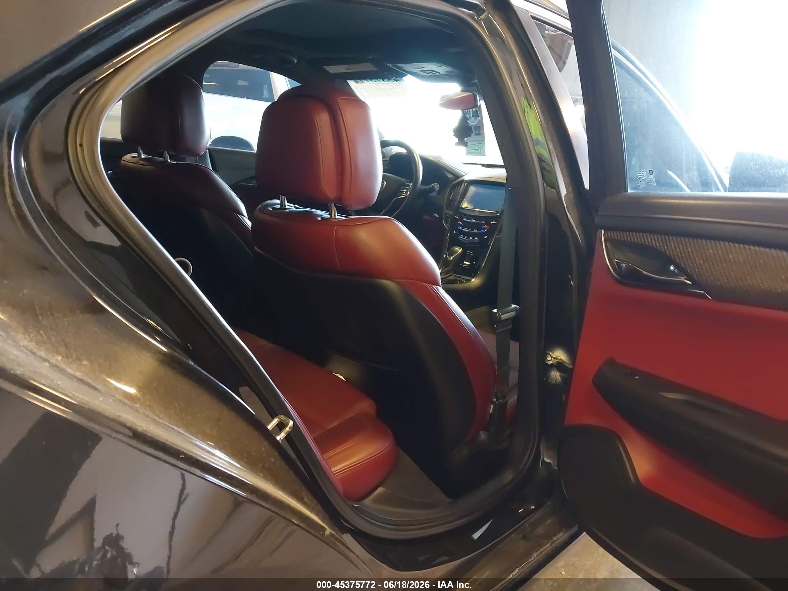 2014 Cadillac Ats Luxury Black vin: 1G6AH5RX7E0176936