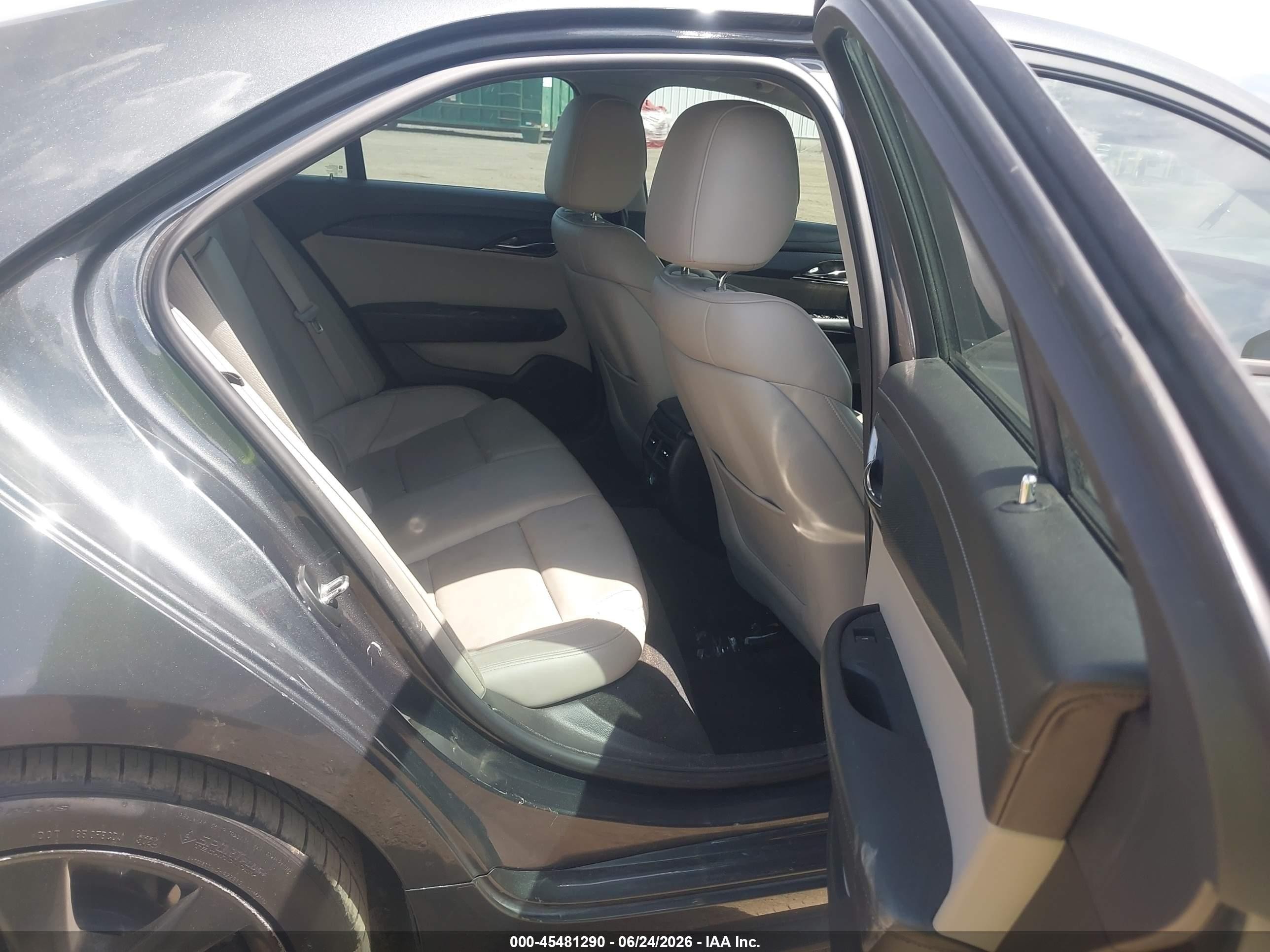2015 Cadillac Ats Luxury Gray vin: 1G6AH5RX7F0102174
