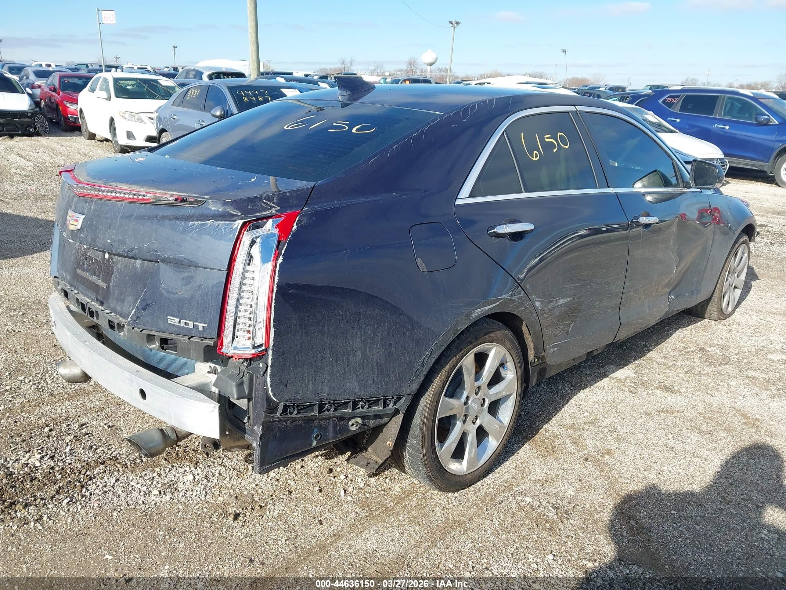 2015 Cadillac Ats Luxury Blue vin: 1G6AH5RX7F0129780