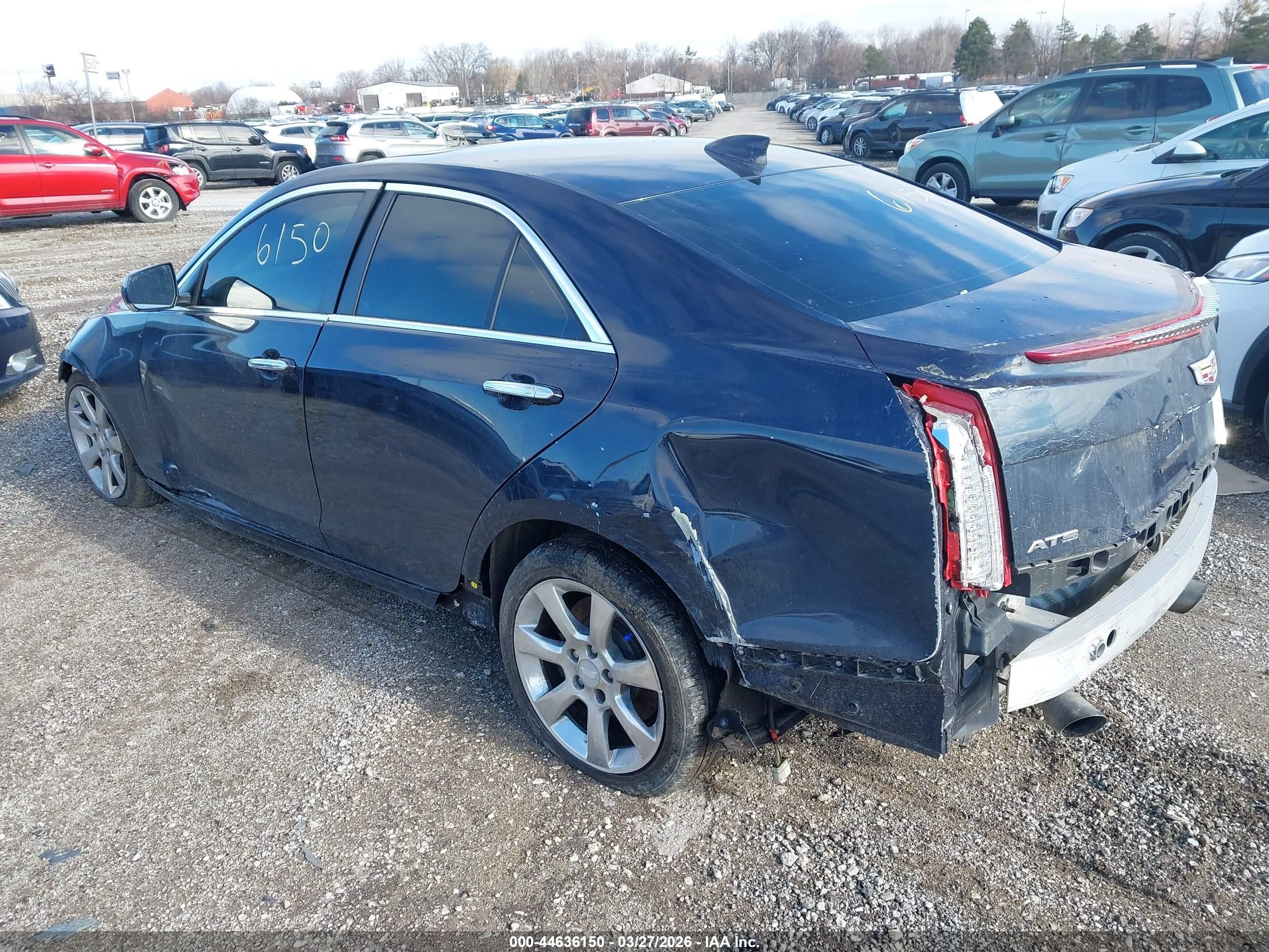 2015 Cadillac Ats Luxury Blue vin: 1G6AH5RX7F0129780