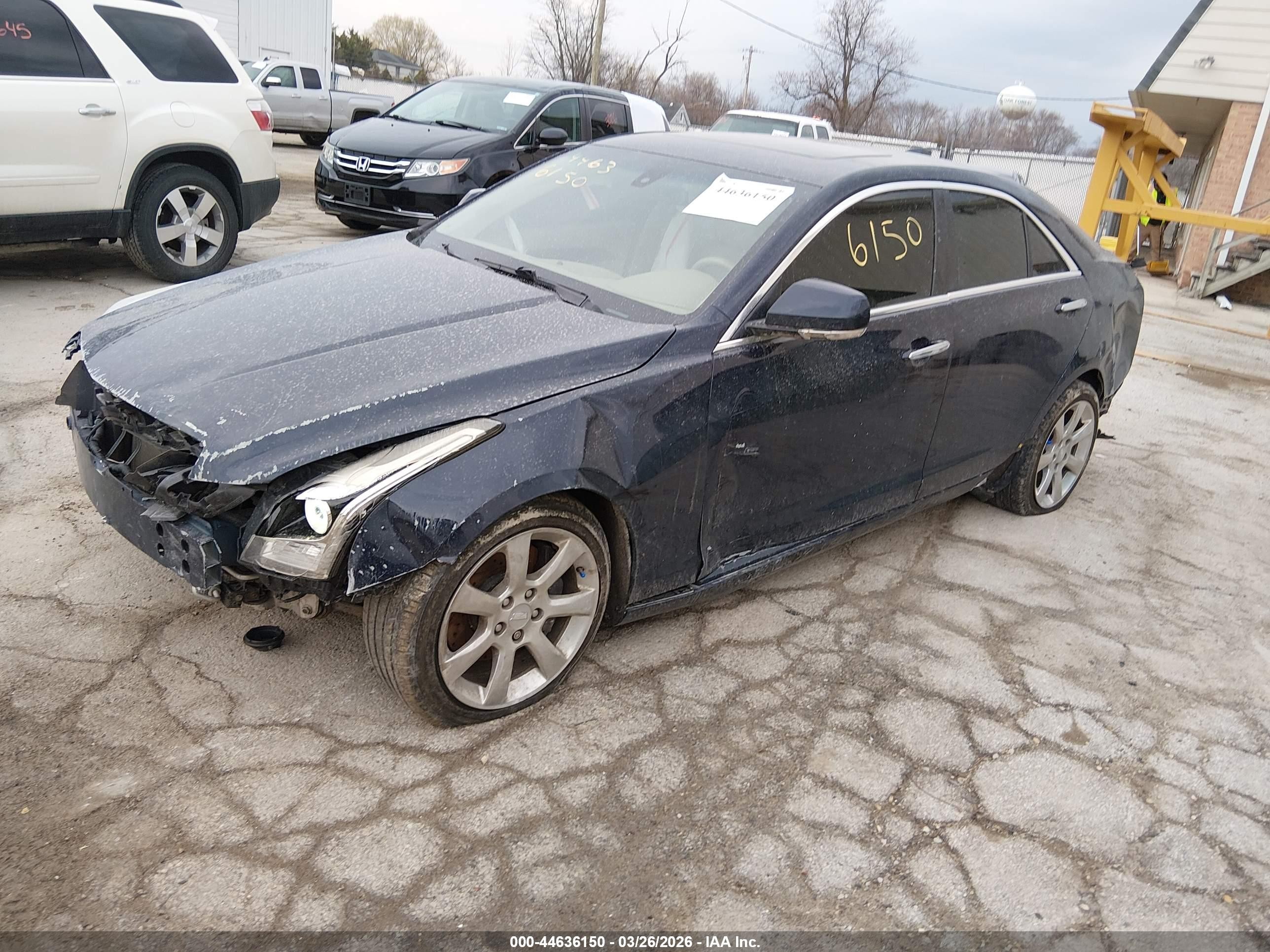 2015 Cadillac Ats Luxury Blue vin: 1G6AH5RX7F0129780