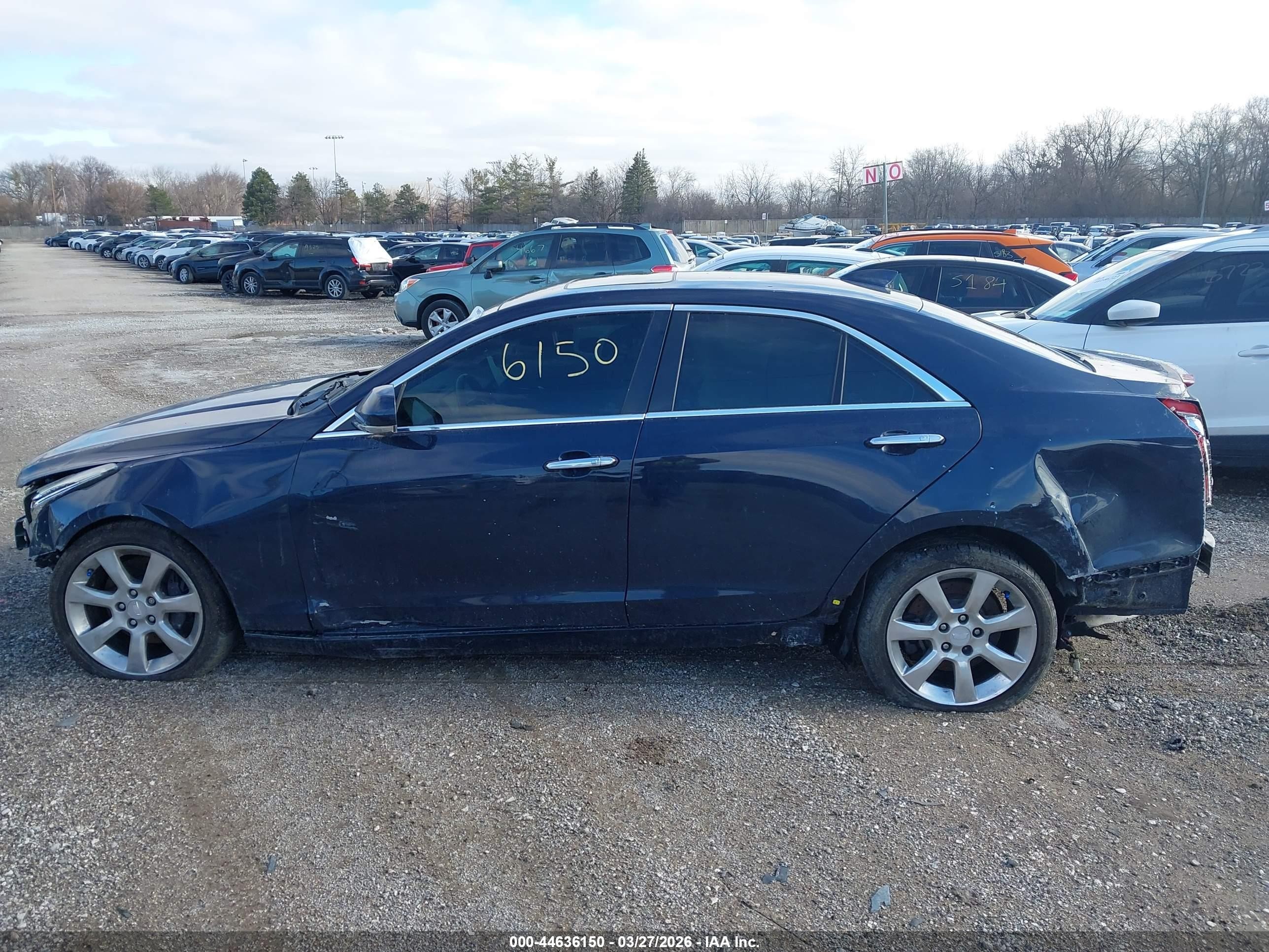 2015 Cadillac Ats Luxury Blue vin: 1G6AH5RX7F0129780