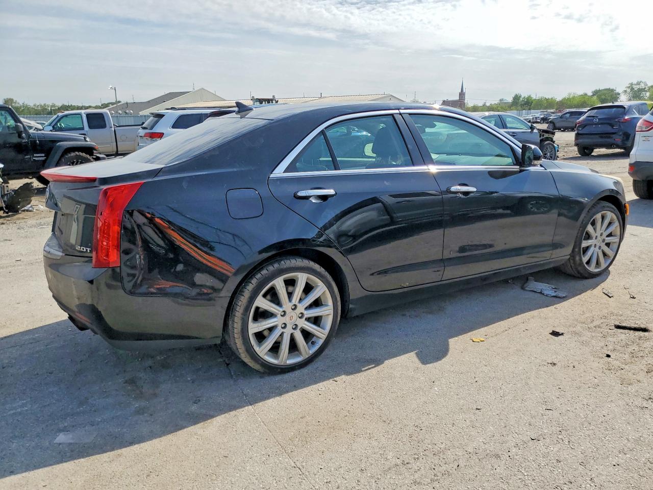 2014 Cadillac Ats Luxury Black vin: 1G6AH5RX8E0115899