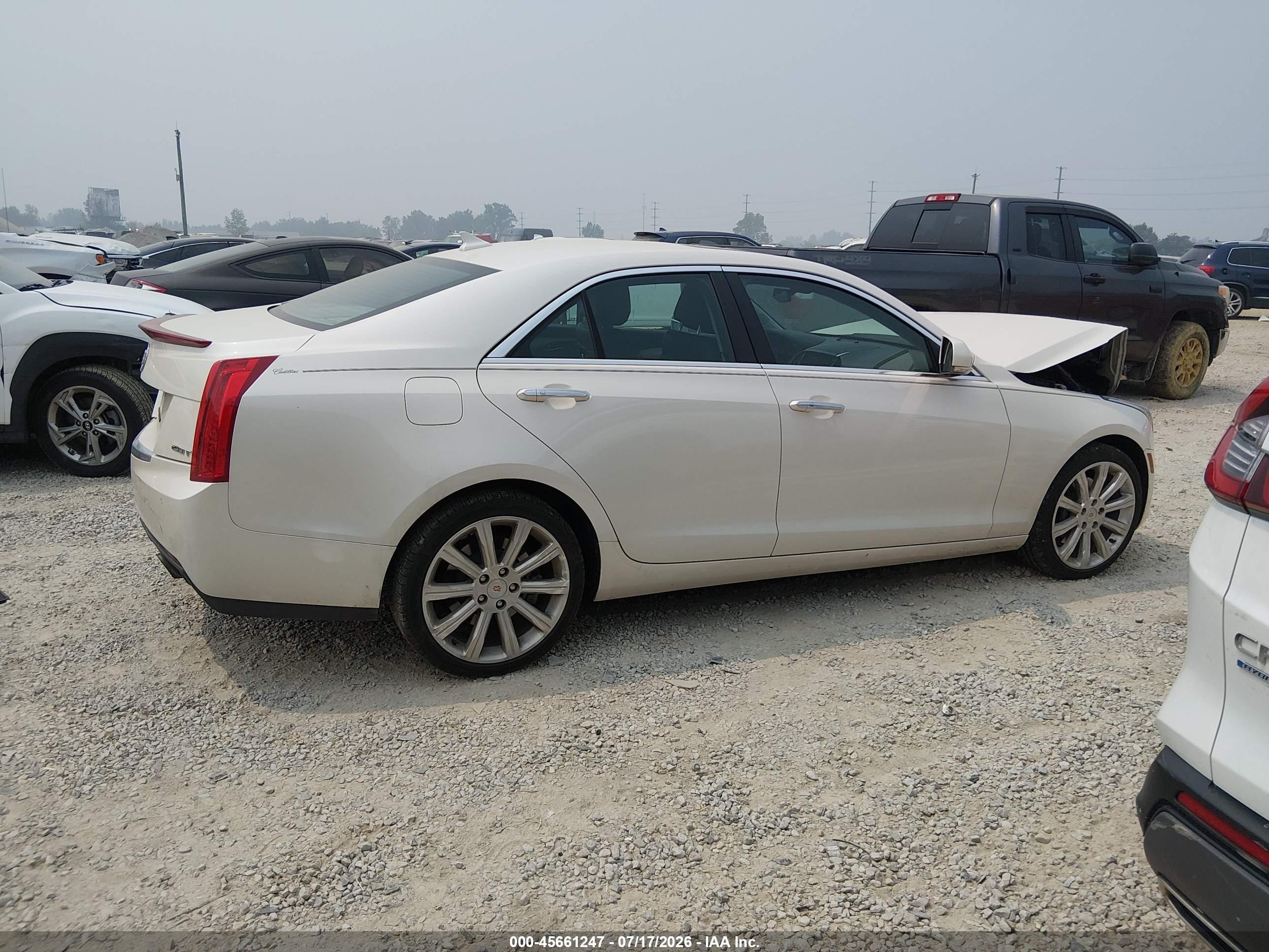2014 Cadillac Ats Luxury White vin: 1G6AH5RX8E0186231