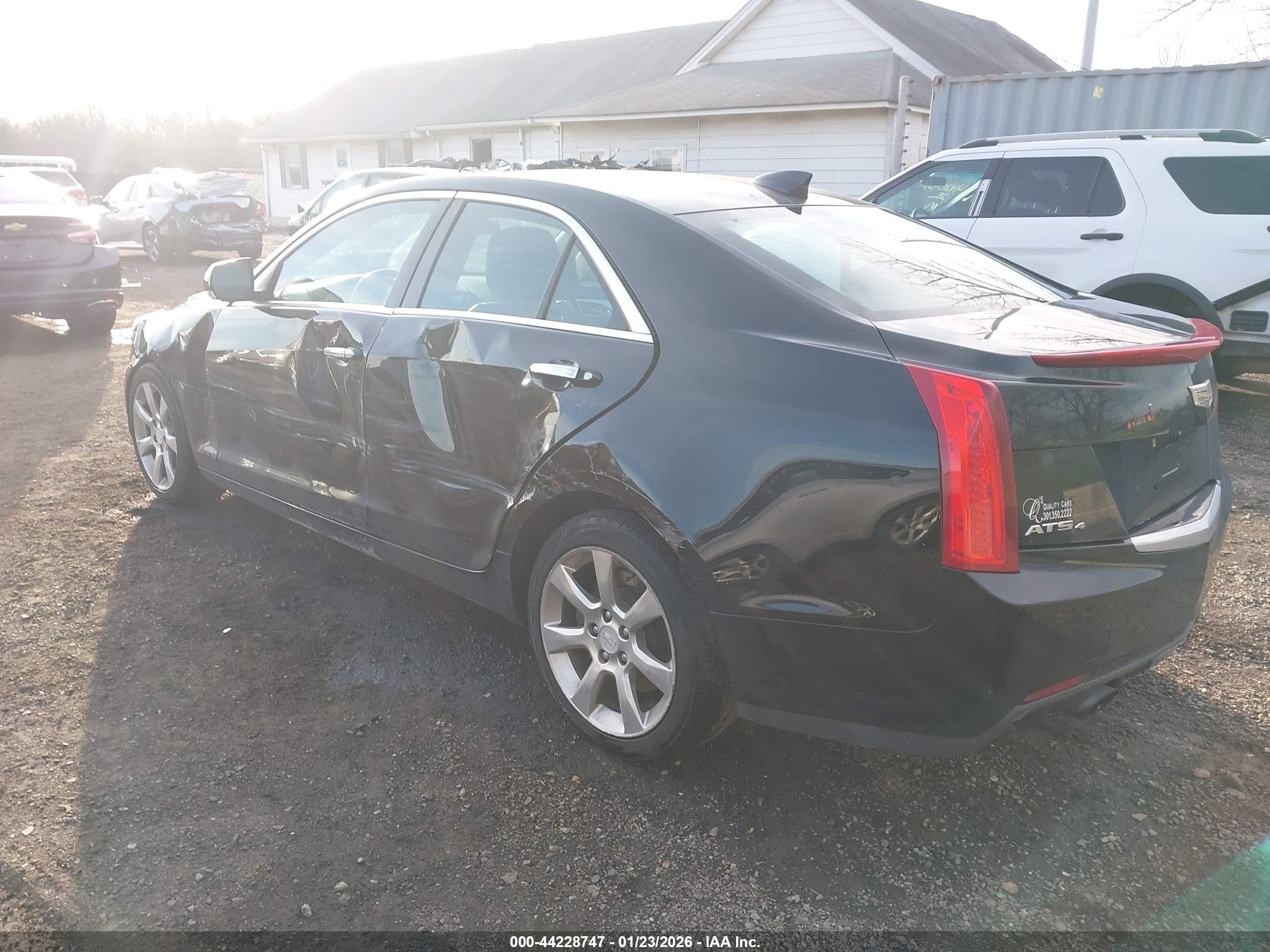 2015 Cadillac Ats Luxury Черный vin: 1G6AH5RX8F0102796