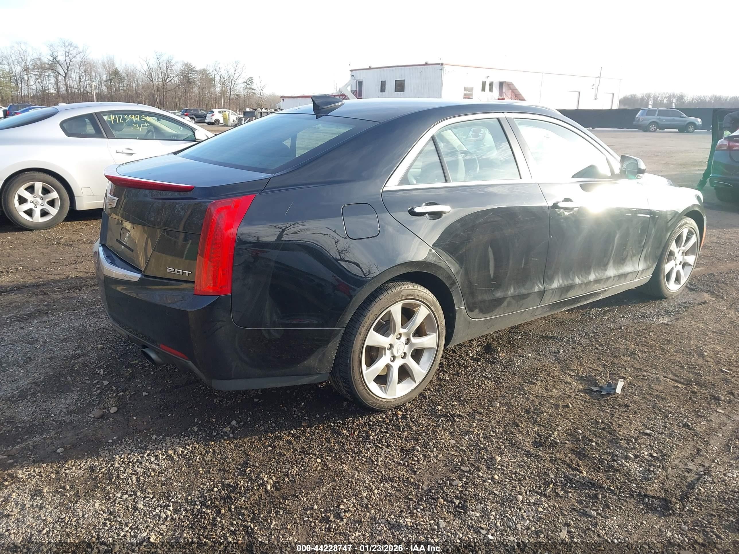 2015 Cadillac Ats Luxury Черный vin: 1G6AH5RX8F0102796