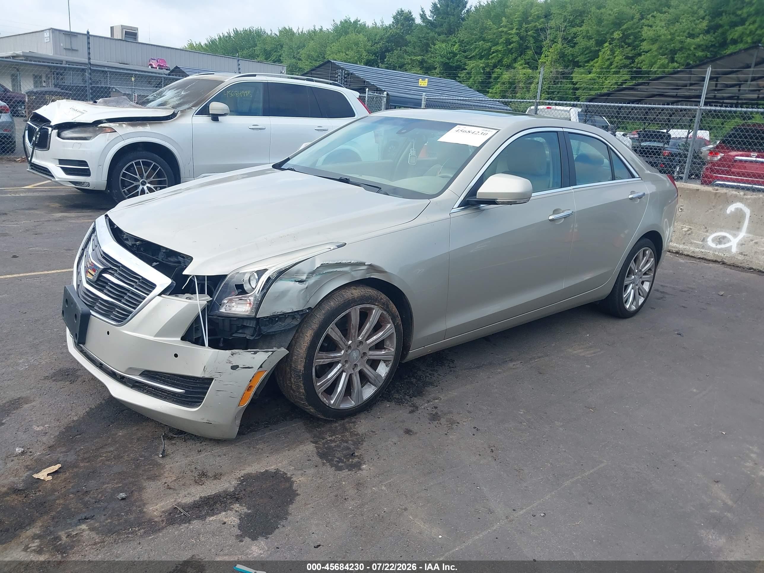 2015 Cadillac Ats Luxury Gold vin: 1G6AH5RX8F0115385