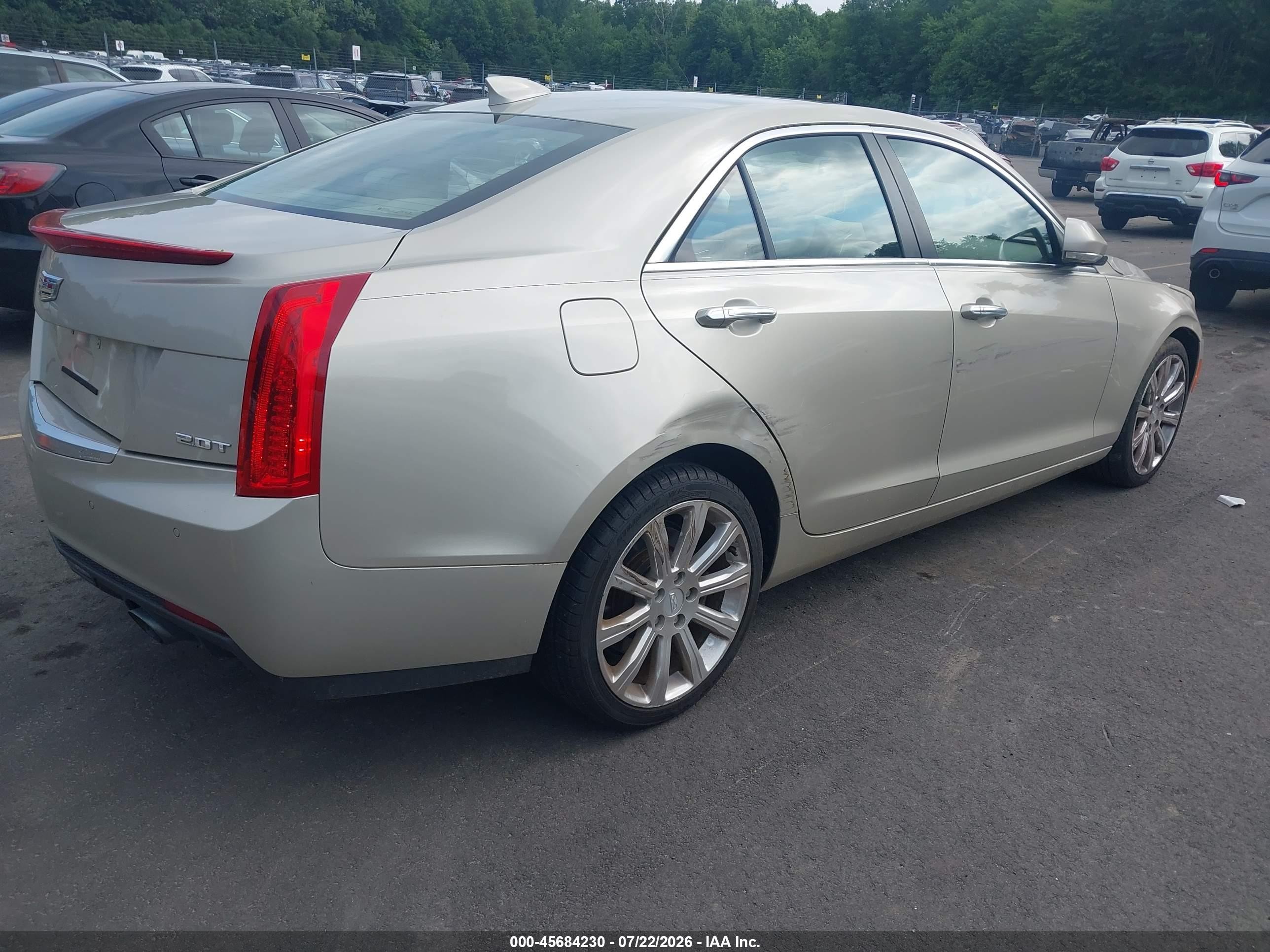 2015 Cadillac Ats Luxury Gold vin: 1G6AH5RX8F0115385