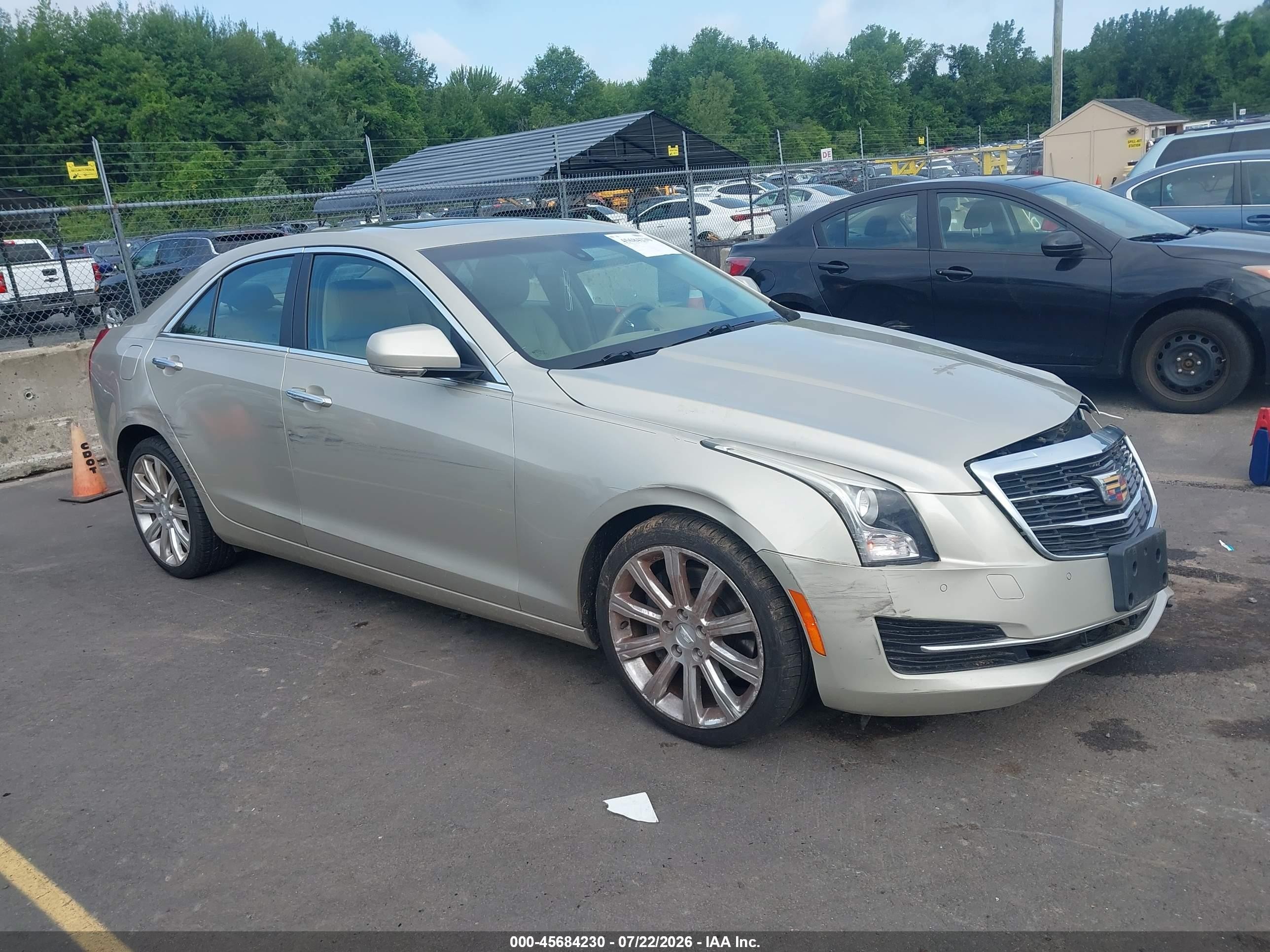 2015 Cadillac Ats Luxury Gold vin: 1G6AH5RX8F0115385