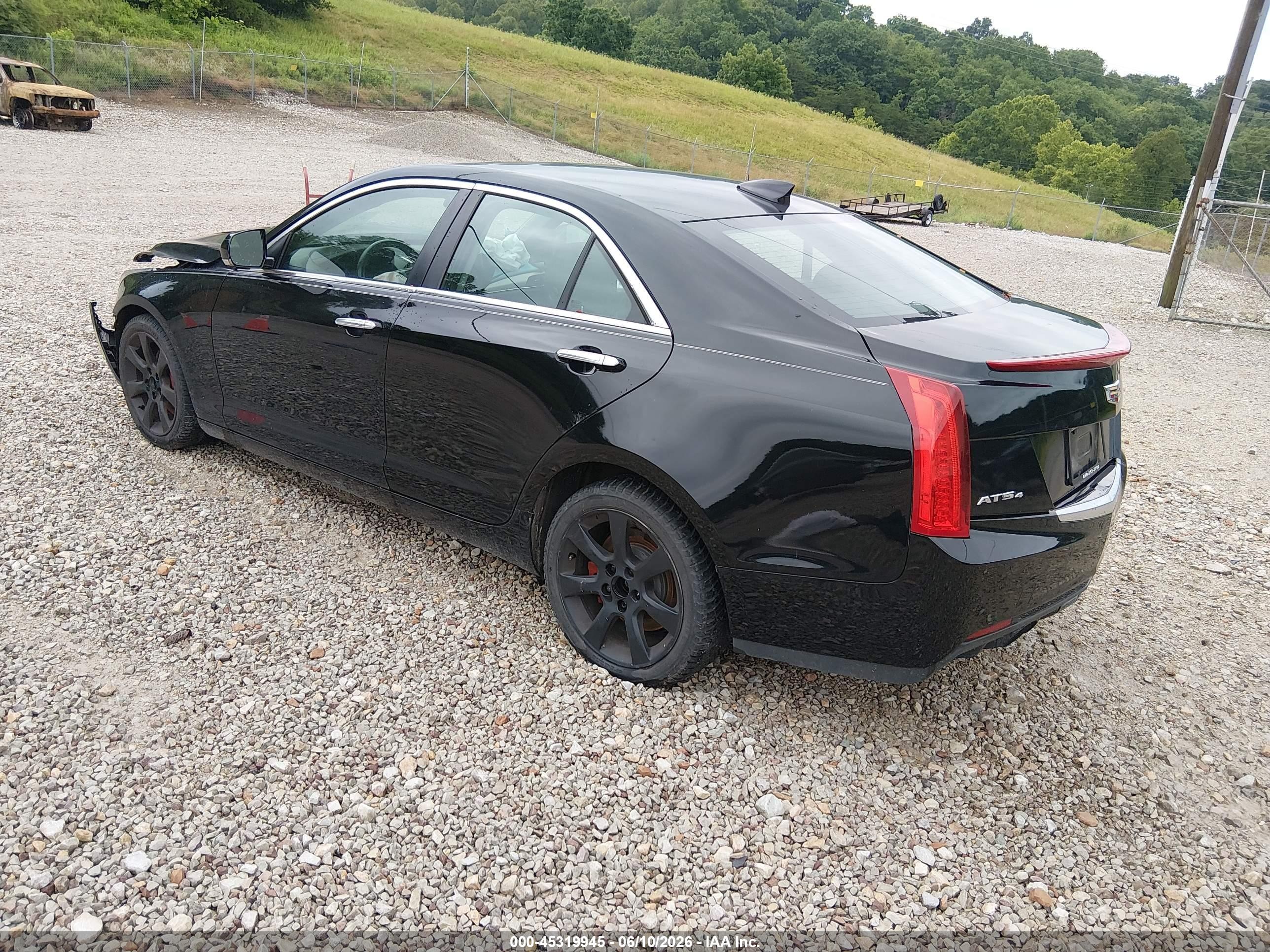 2015 Cadillac Ats Luxury Black vin: 1G6AH5RX8F0121980