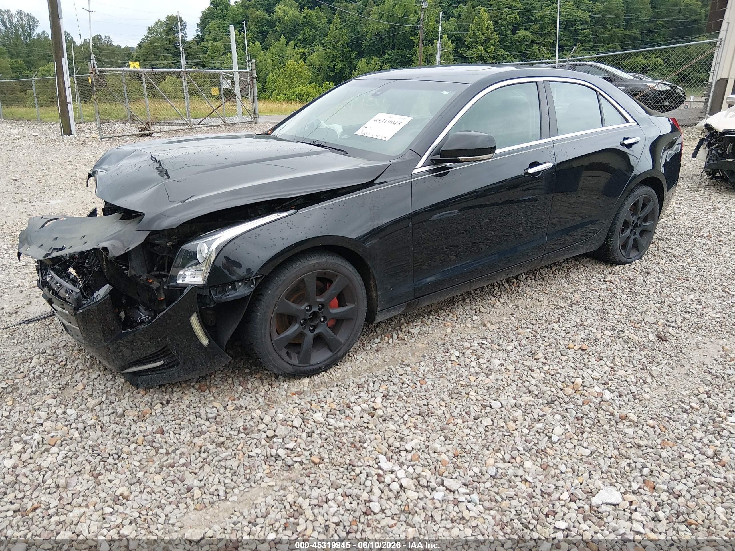 2015 Cadillac Ats Luxury Black vin: 1G6AH5RX8F0121980