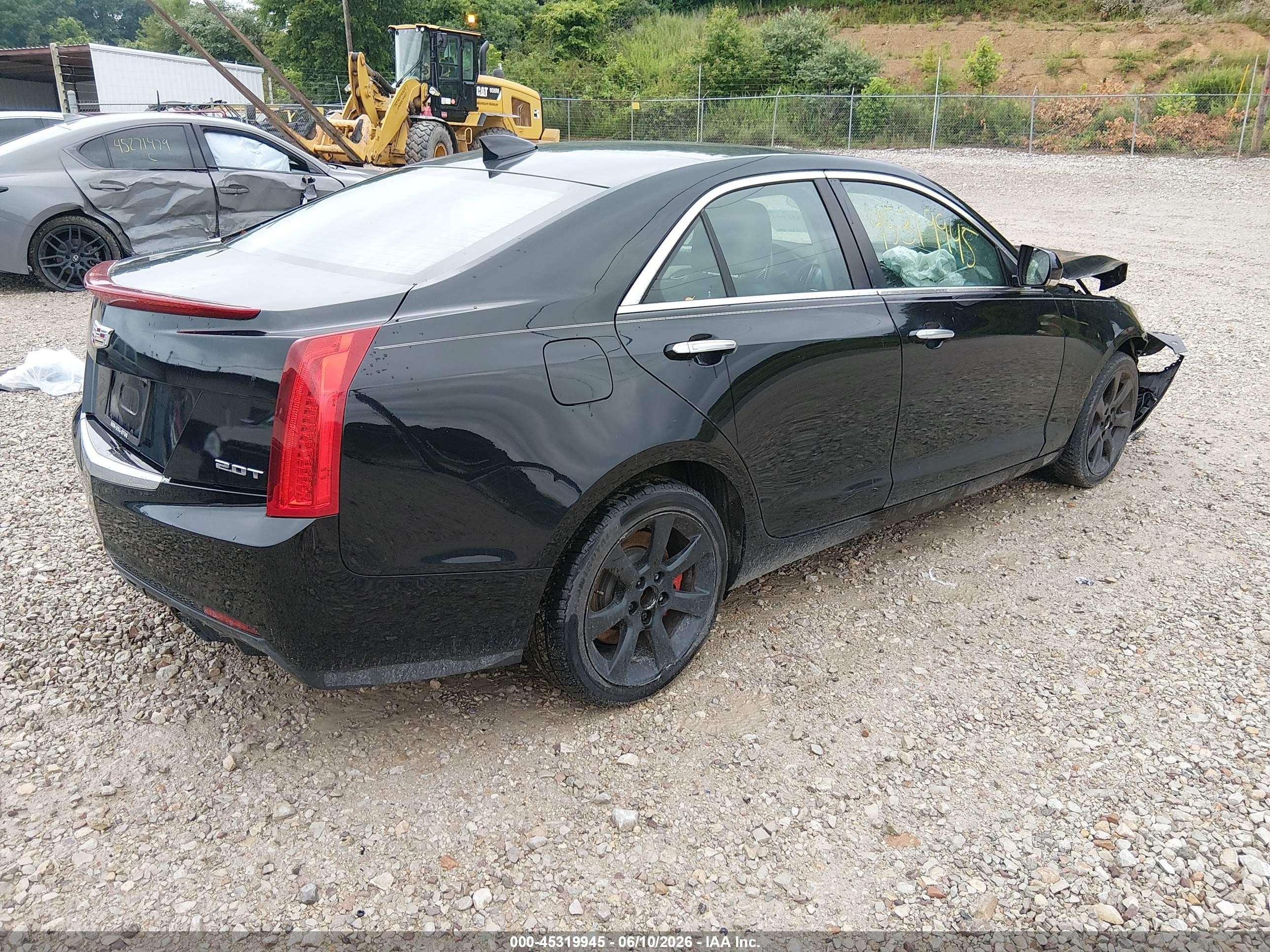 2015 Cadillac Ats Luxury Black vin: 1G6AH5RX8F0121980