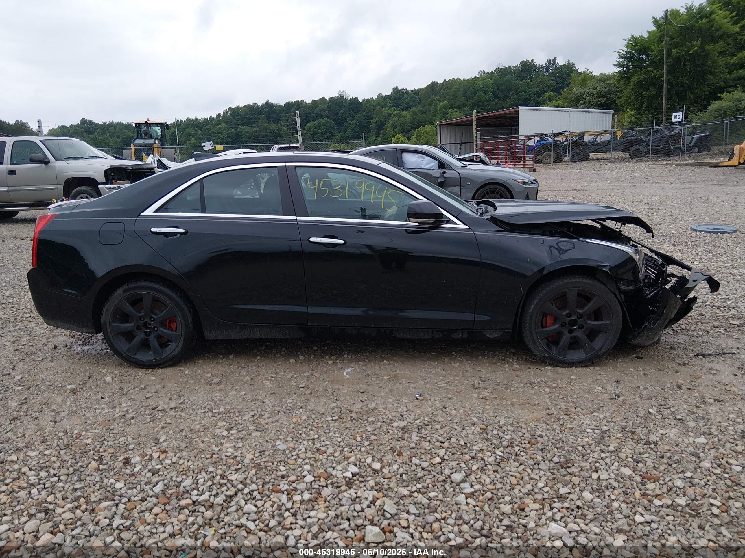 2015 Cadillac Ats Luxury Black vin: 1G6AH5RX8F0121980