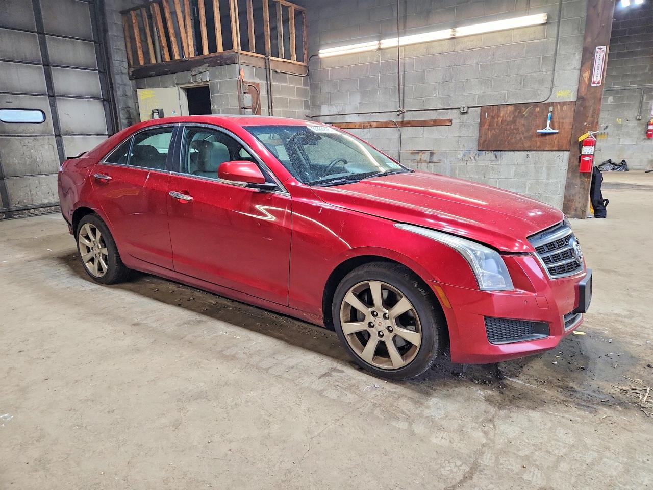 2014 Cadillac Ats Luxury Red vin: 1G6AH5RX9E0103261