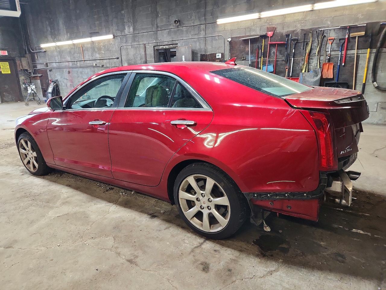 2014 Cadillac Ats Luxury Red vin: 1G6AH5RX9E0103261