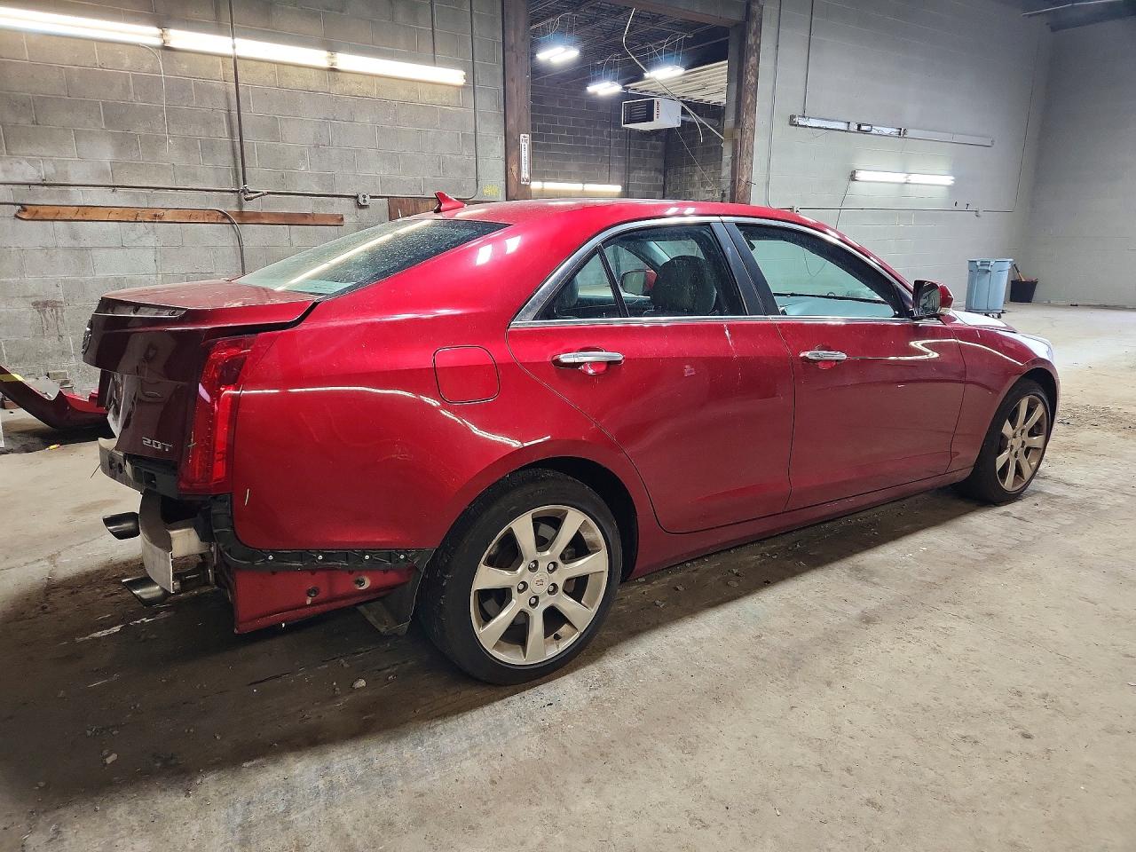 2014 Cadillac Ats Luxury Red vin: 1G6AH5RX9E0103261