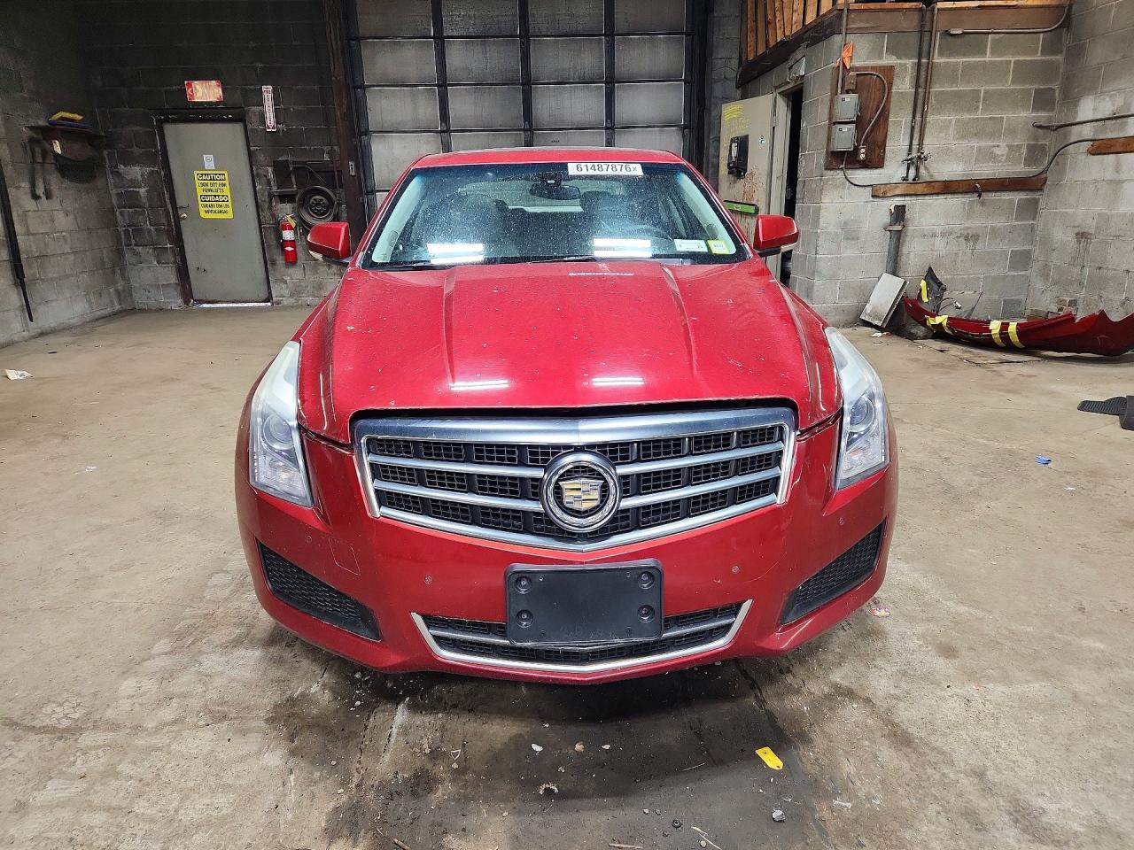 2014 Cadillac Ats Luxury Red vin: 1G6AH5RX9E0103261
