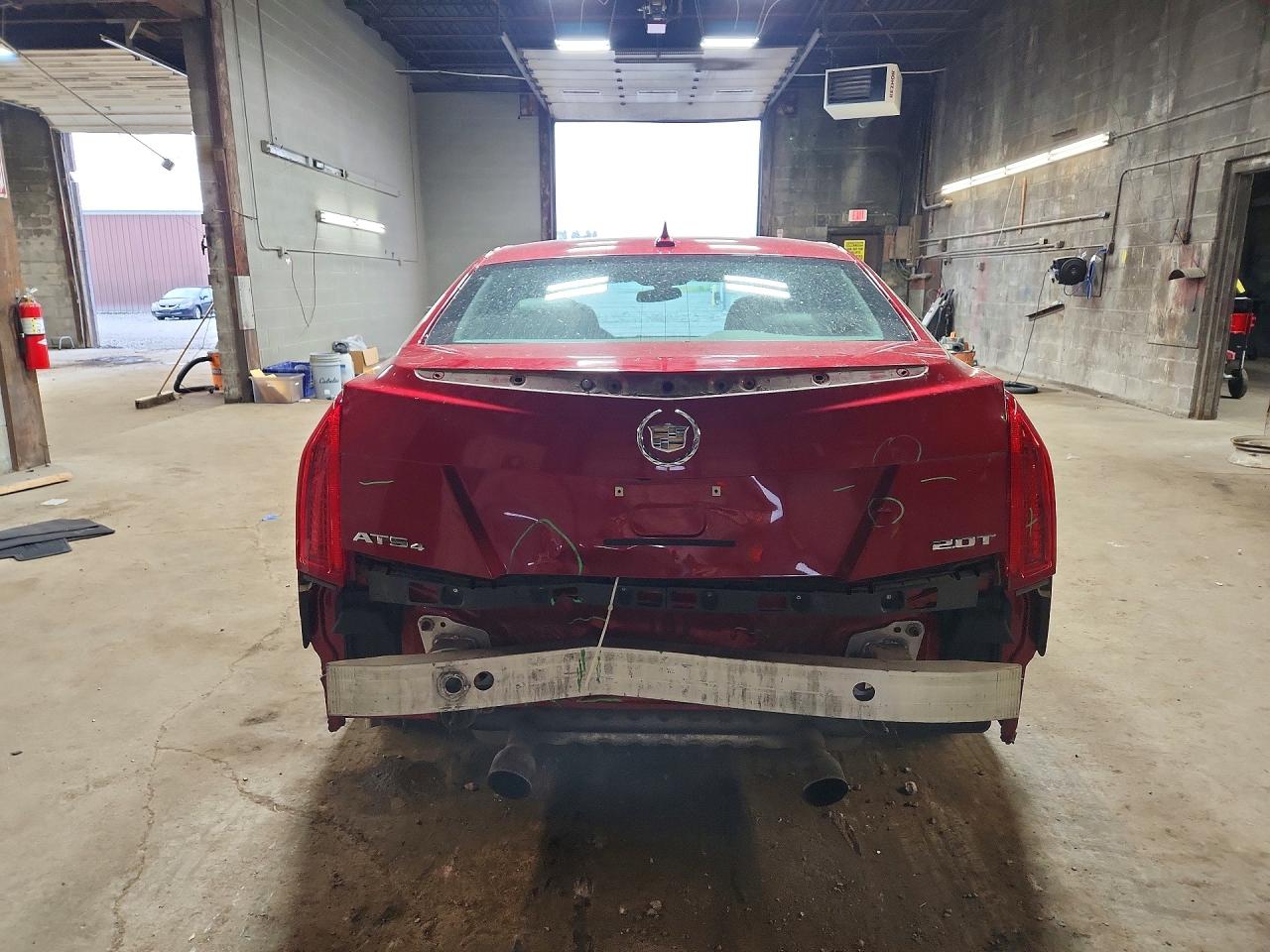 2014 Cadillac Ats Luxury Red vin: 1G6AH5RX9E0103261