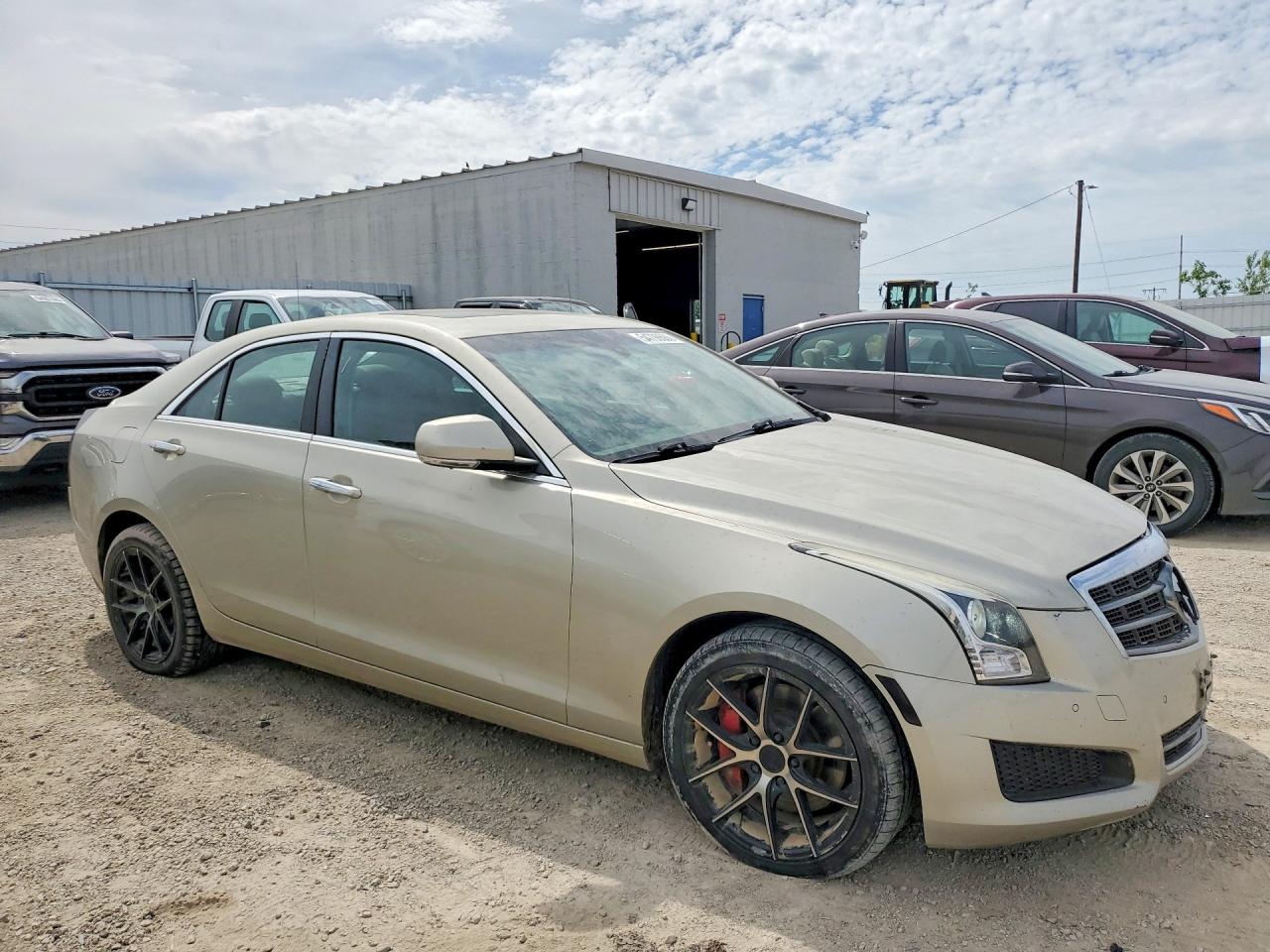 2014 Cadillac Ats Luxury Gold vin: 1G6AH5RX9E0113904