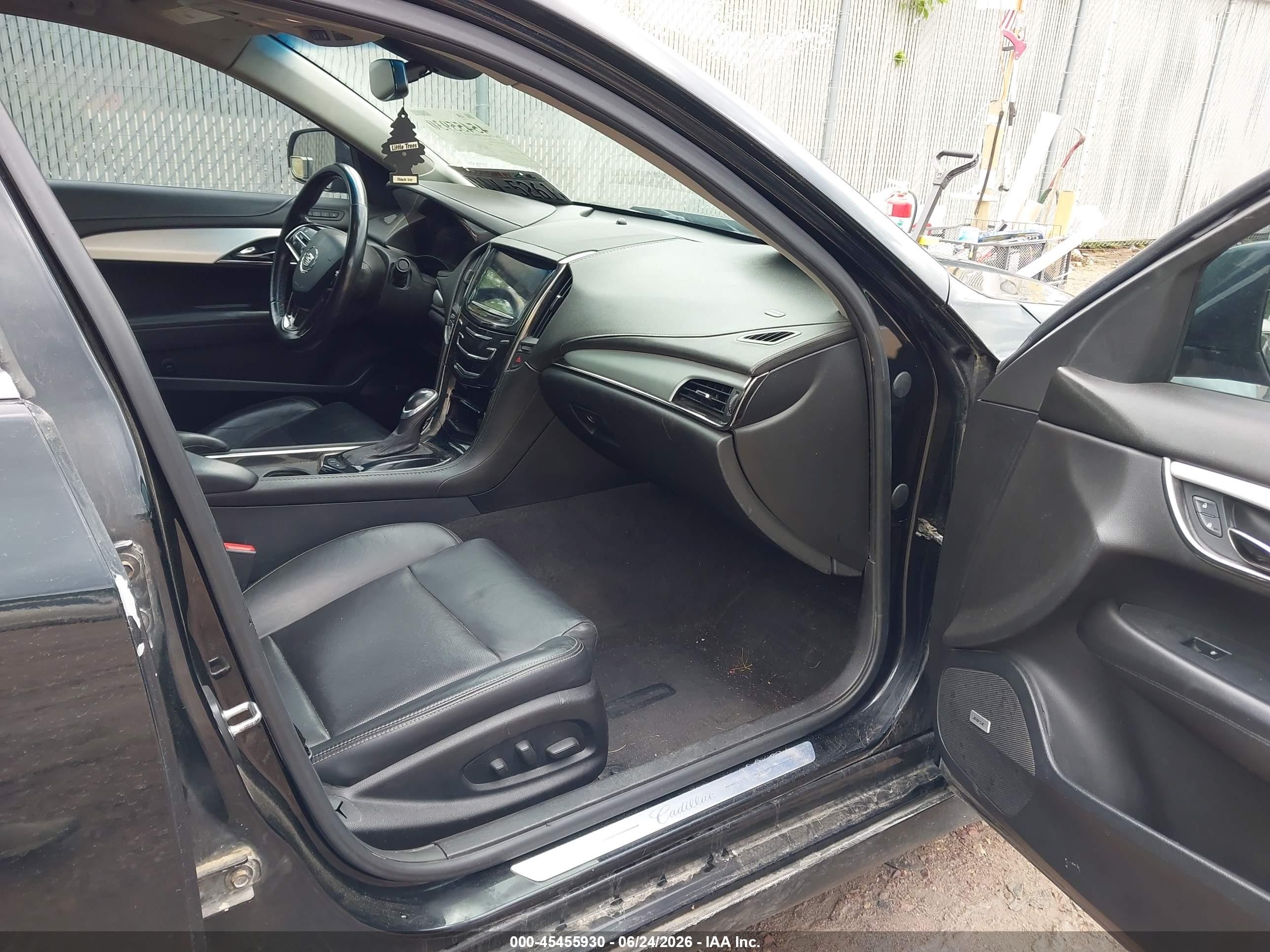 2014 Cadillac Ats Luxury Черный vin: 1G6AH5RX9E0160480