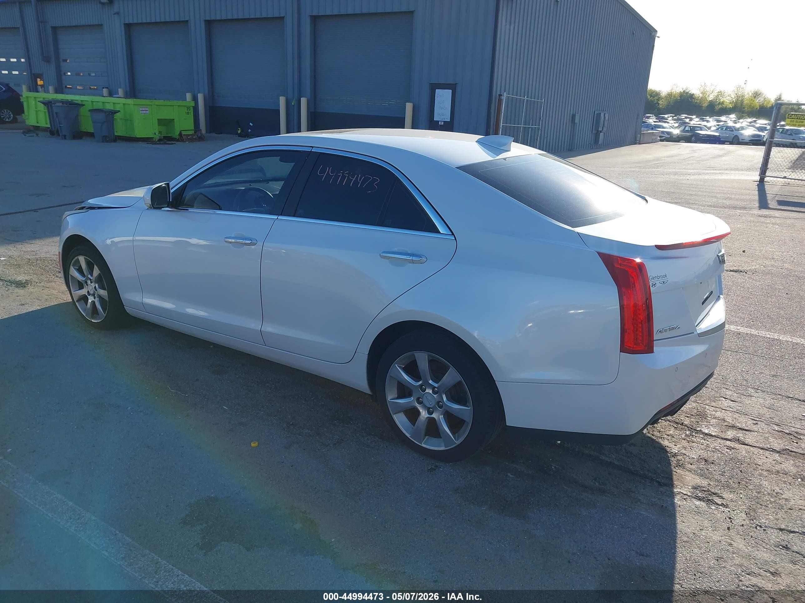 2015 Cadillac Ats Luxury White vin: 1G6AH5RX9F0106517