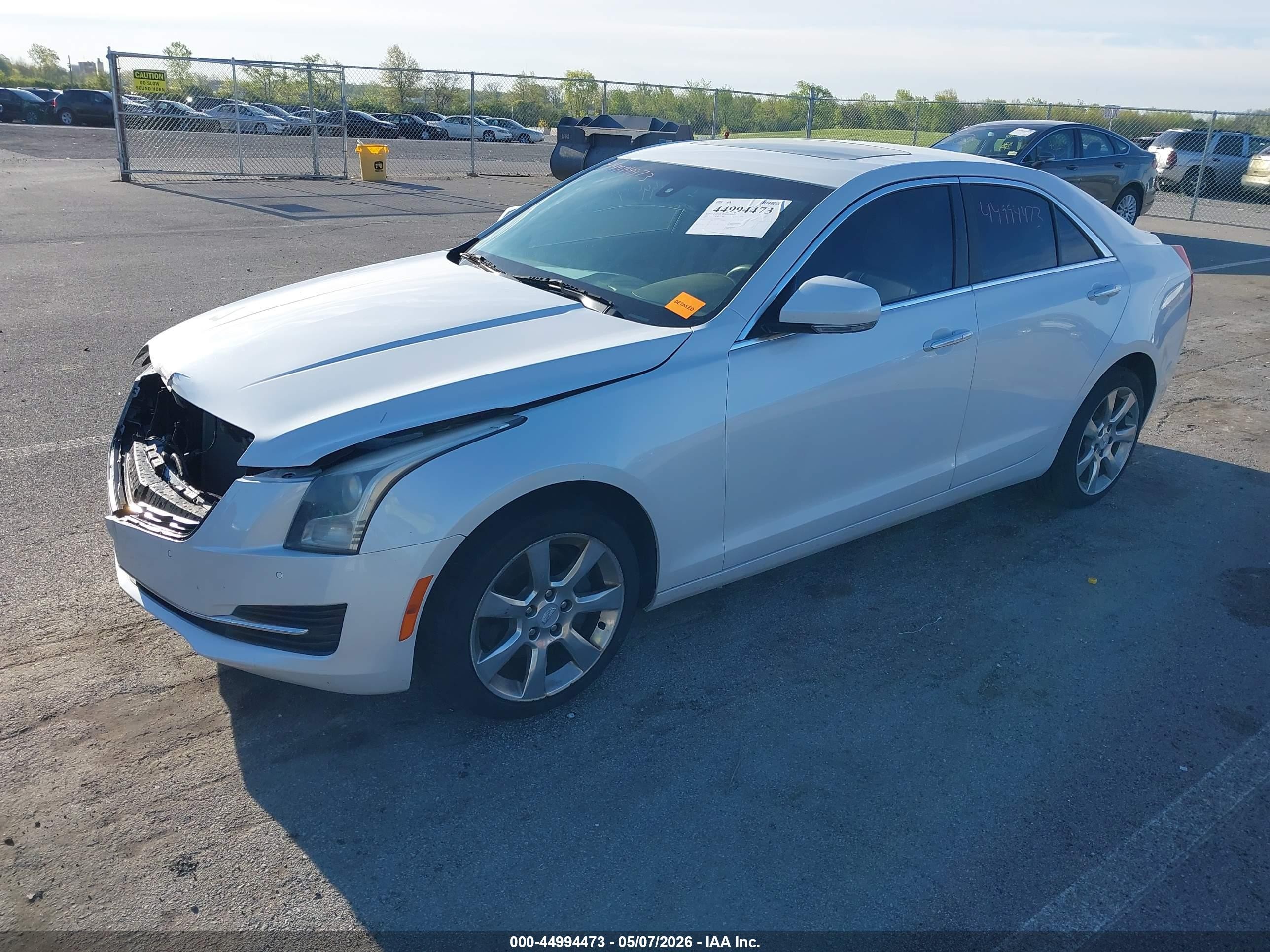 2015 Cadillac Ats Luxury White vin: 1G6AH5RX9F0106517