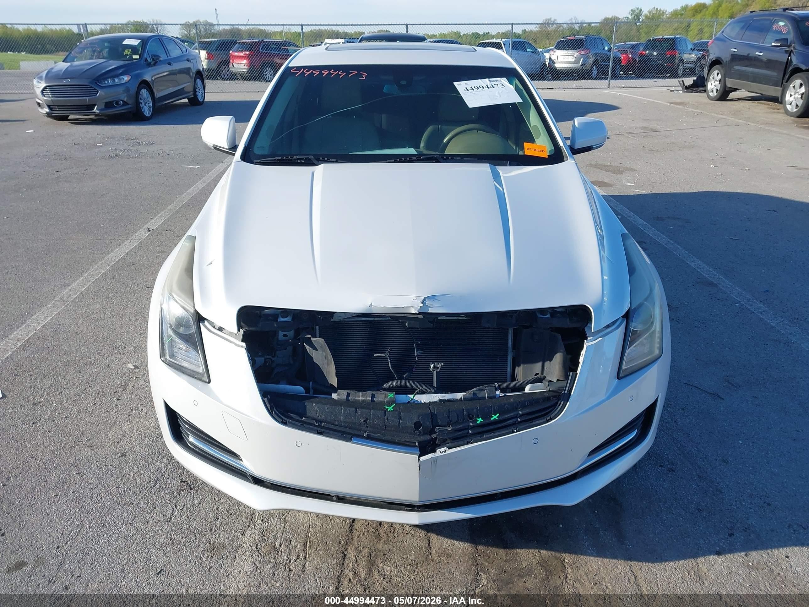 2015 Cadillac Ats Luxury White vin: 1G6AH5RX9F0106517