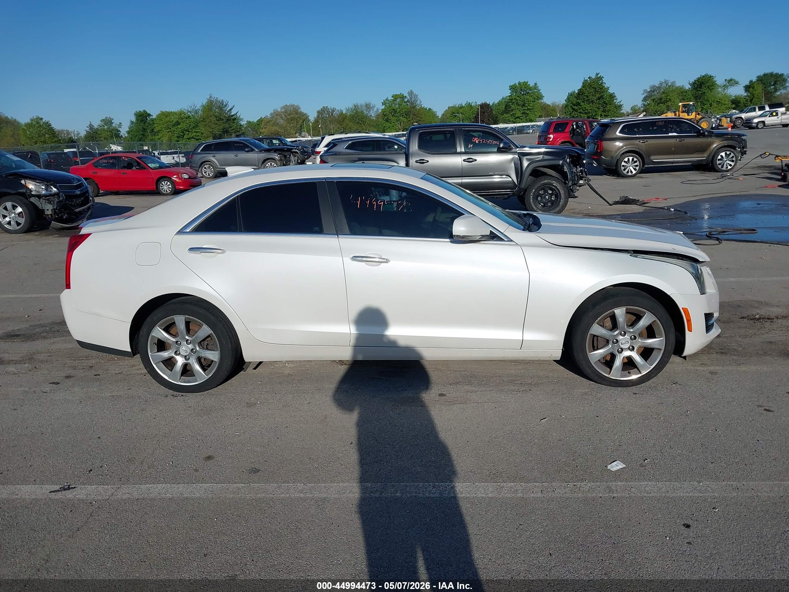 2015 Cadillac Ats Luxury White vin: 1G6AH5RX9F0106517