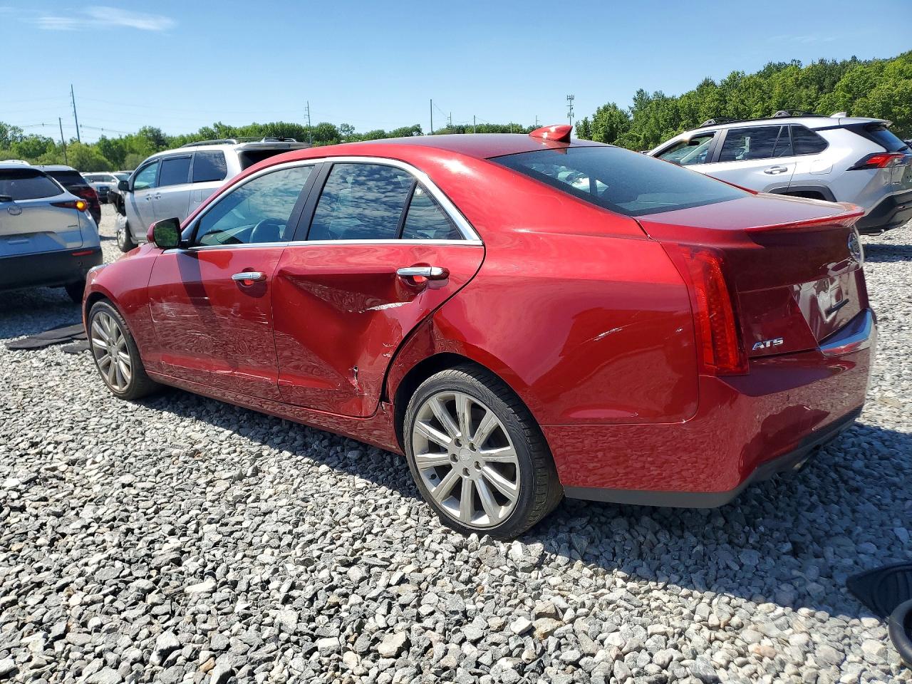 2015 Cadillac Ats Luxury Red vin: 1G6AH5RX9F0108526
