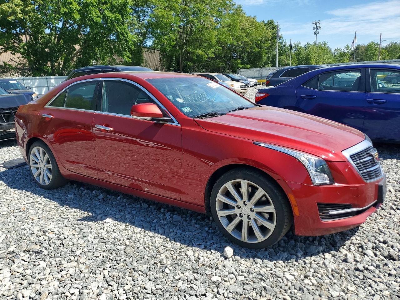 2015 Cadillac Ats Luxury Red vin: 1G6AH5RX9F0108526