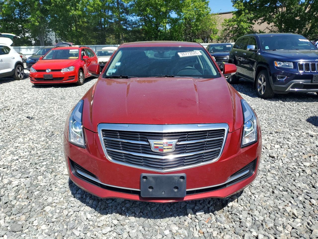 2015 Cadillac Ats Luxury Red vin: 1G6AH5RX9F0108526
