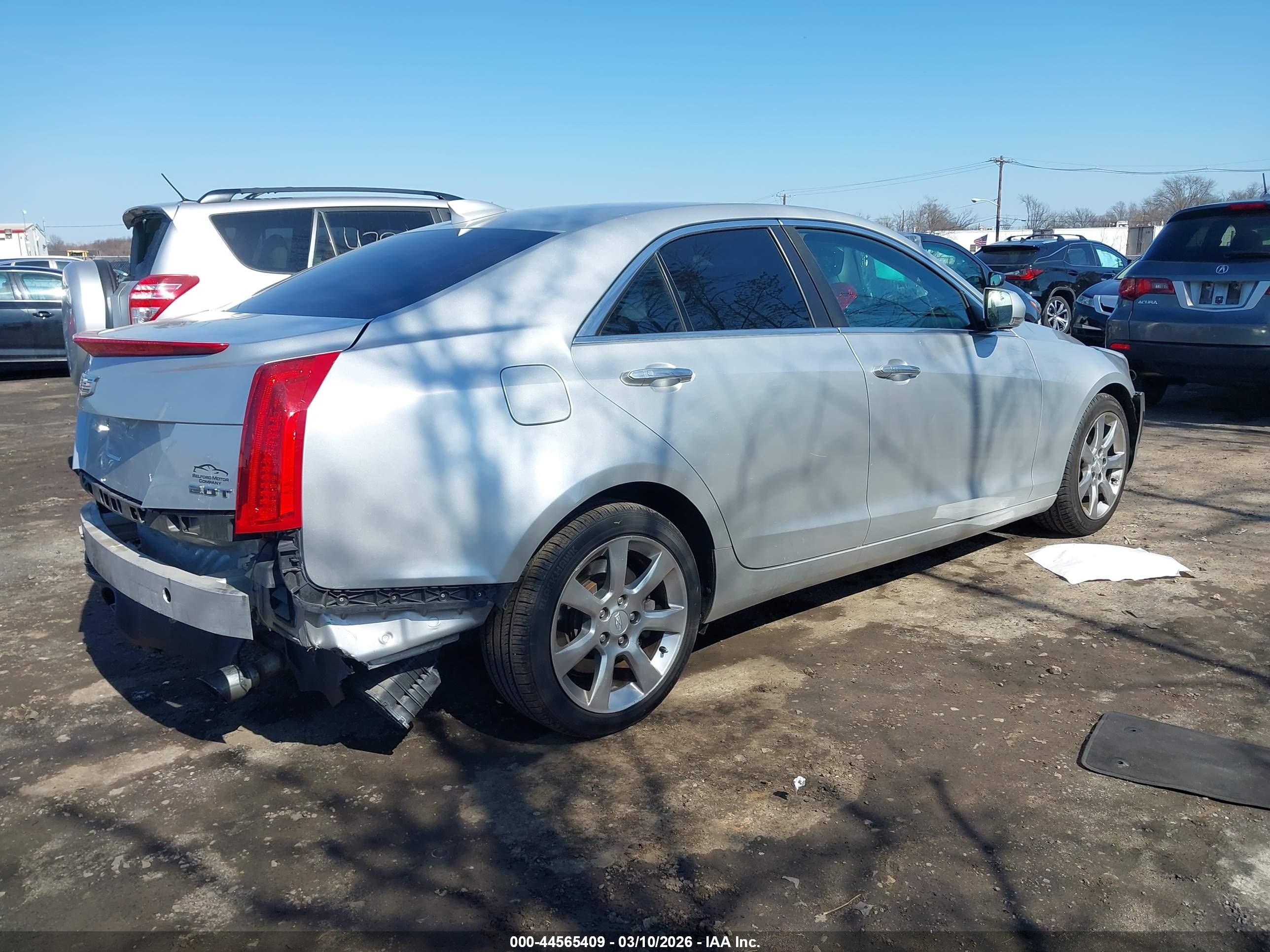 2015 Cadillac Ats Luxury Gray vin: 1G6AH5RX9F0143602