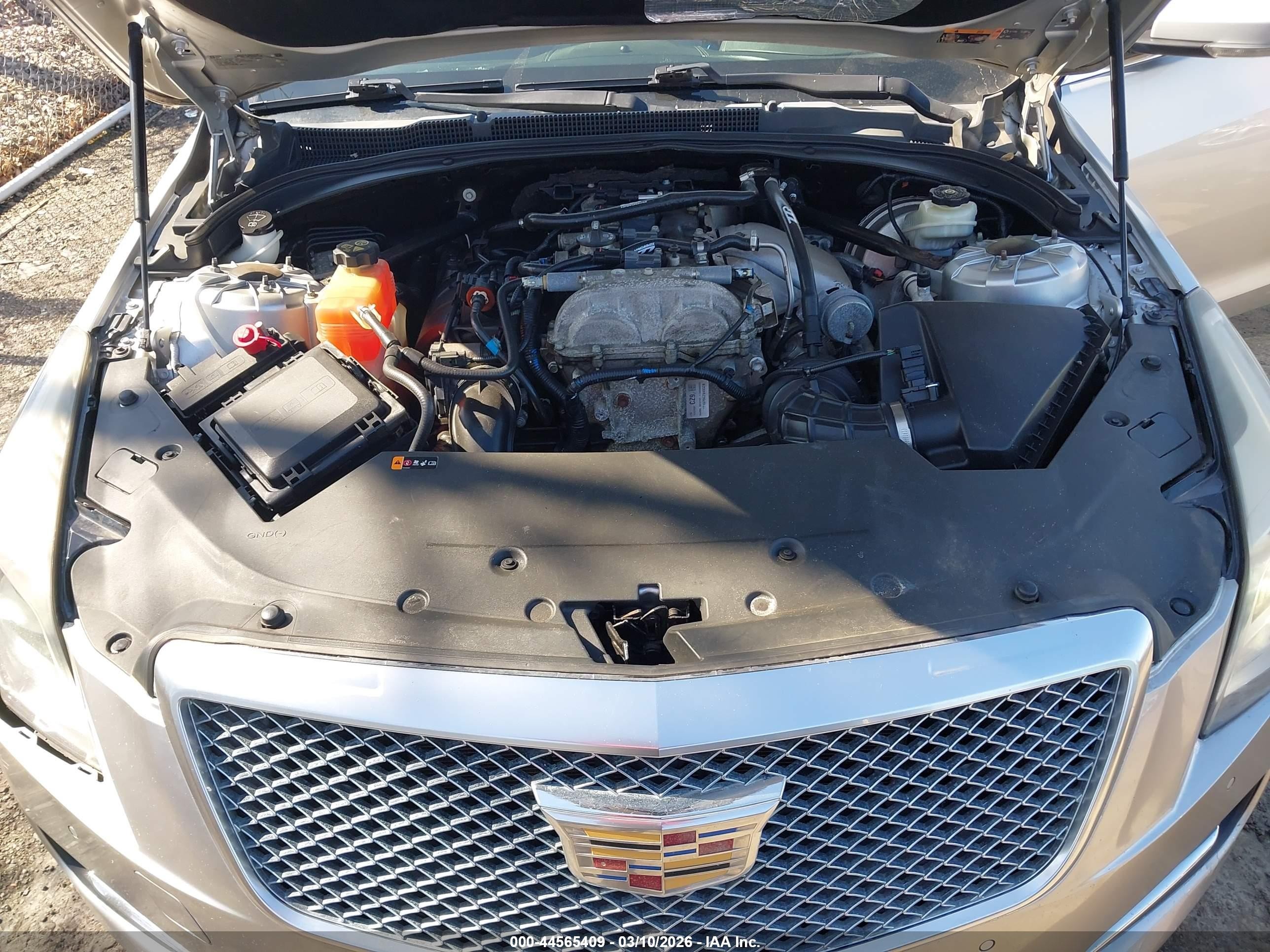 2015 Cadillac Ats Luxury Gray vin: 1G6AH5RX9F0143602