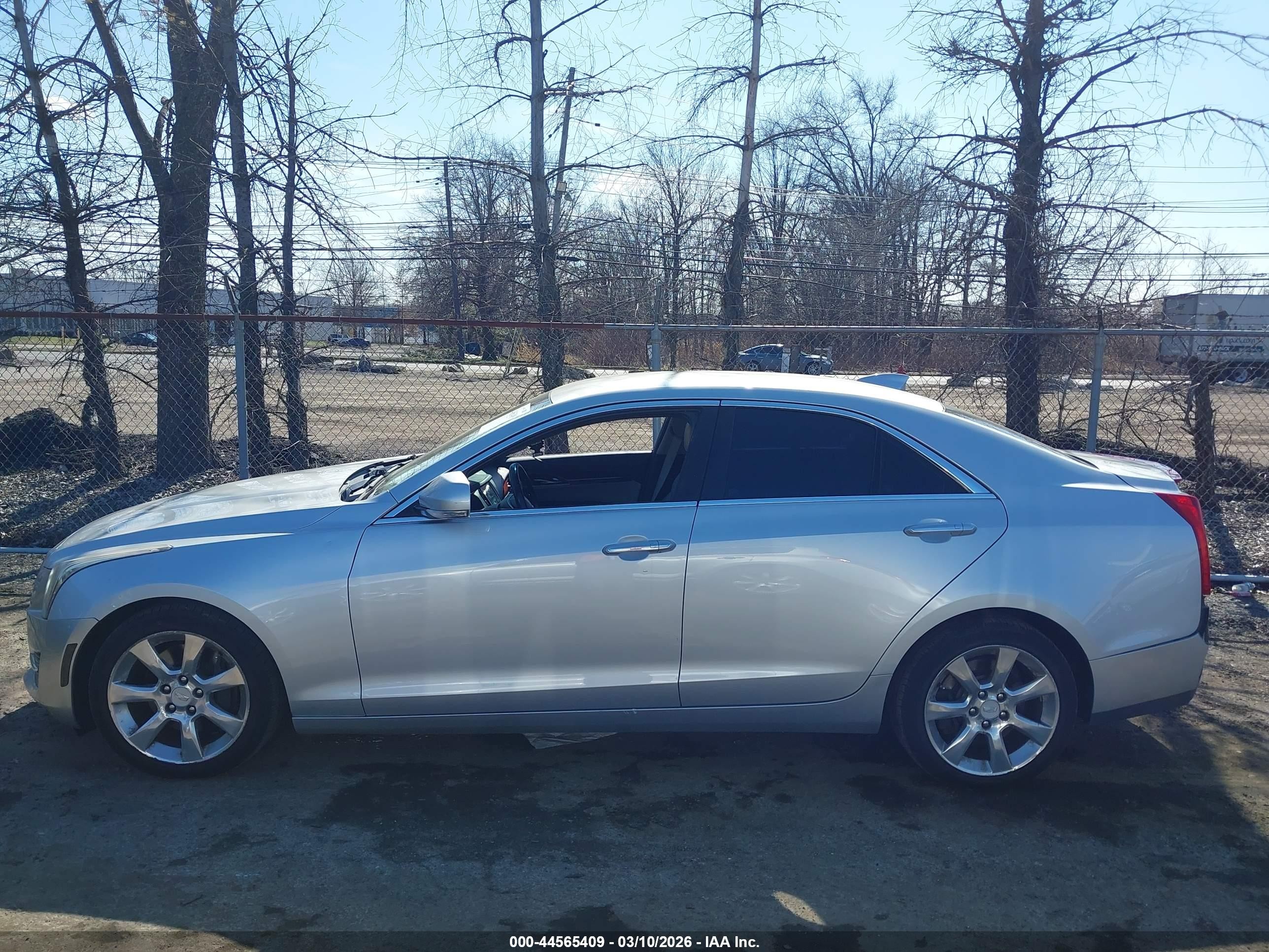 2015 Cadillac Ats Luxury Gray vin: 1G6AH5RX9F0143602