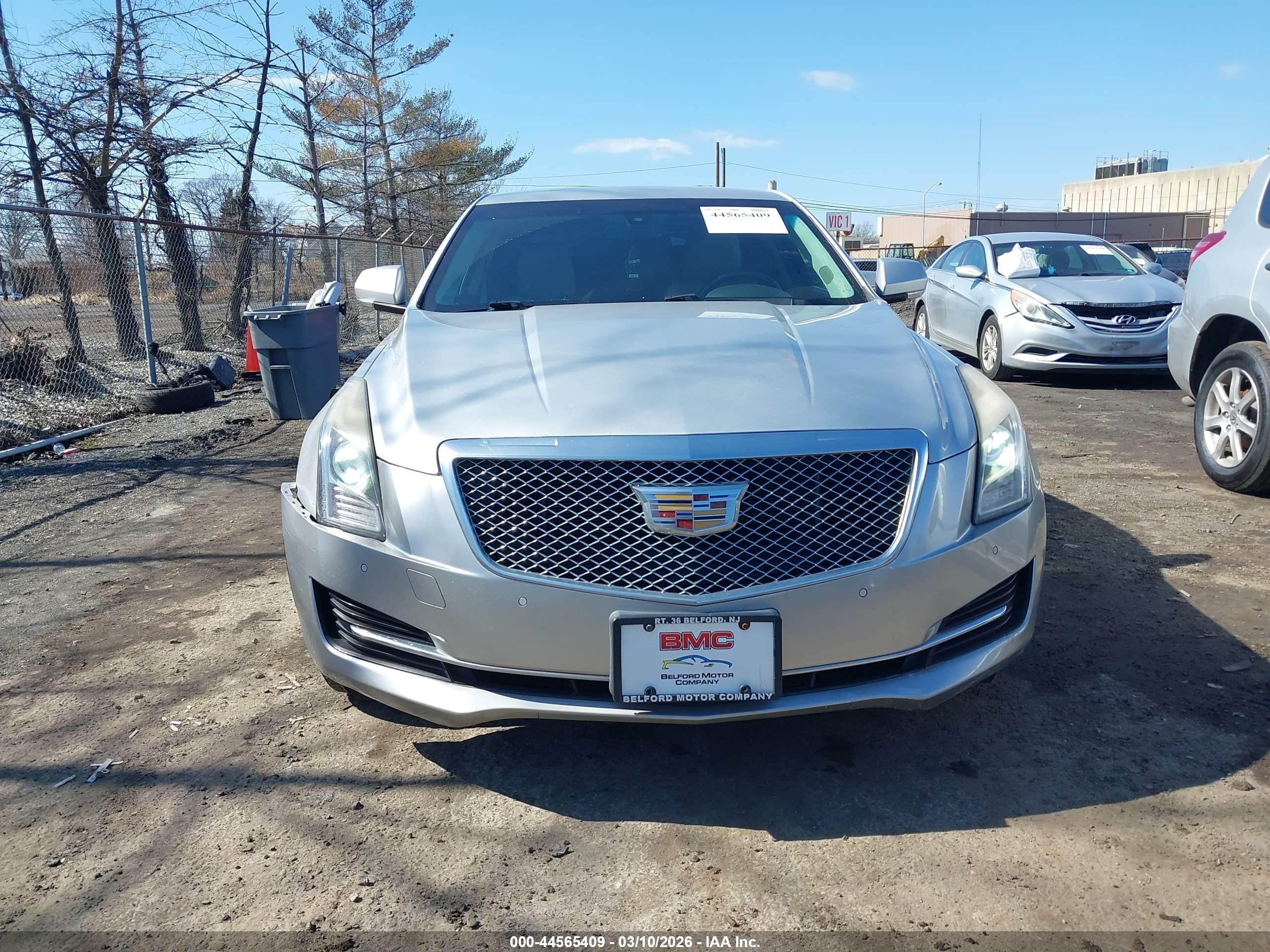 2015 Cadillac Ats Luxury Gray vin: 1G6AH5RX9F0143602