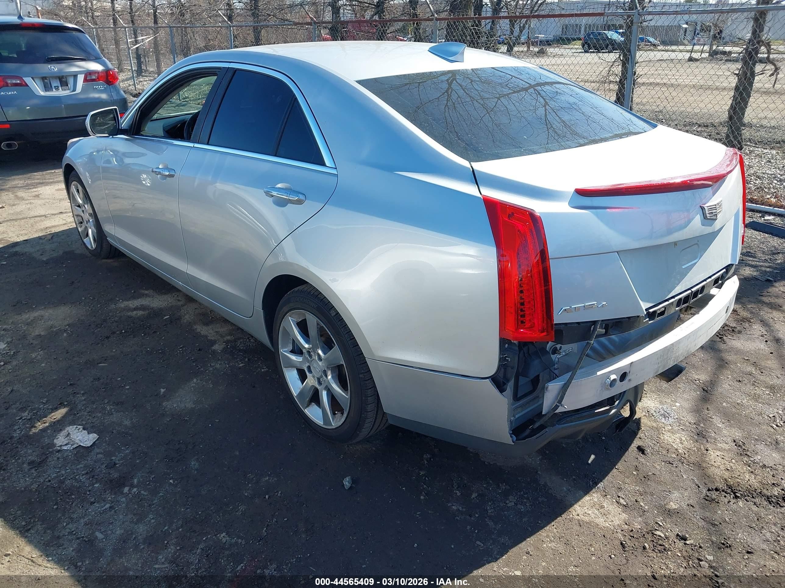 2015 Cadillac Ats Luxury Gray vin: 1G6AH5RX9F0143602
