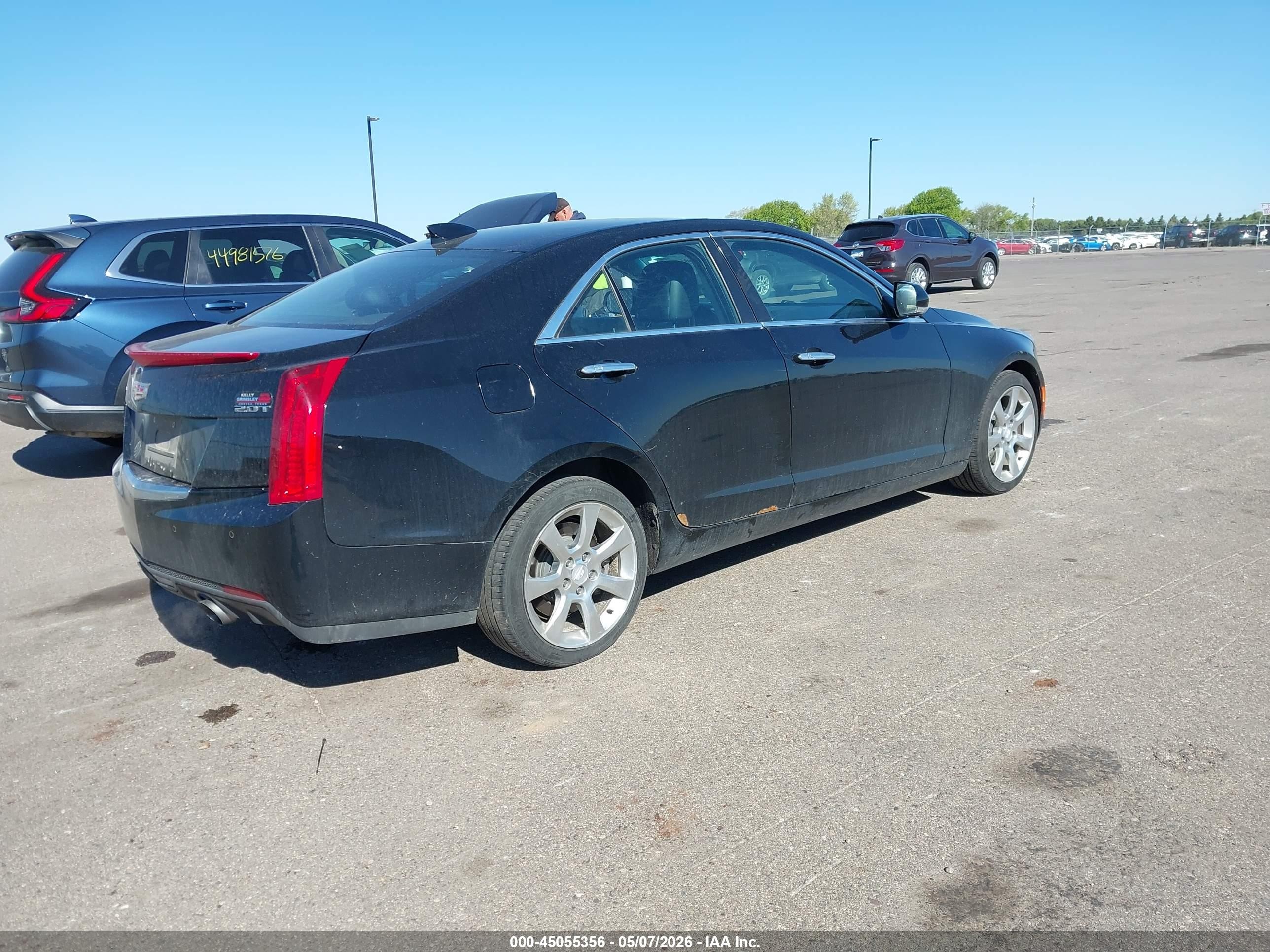 2016 Cadillac Ats Luxury Collection Black vin: 1G6AH5RX9G0172762